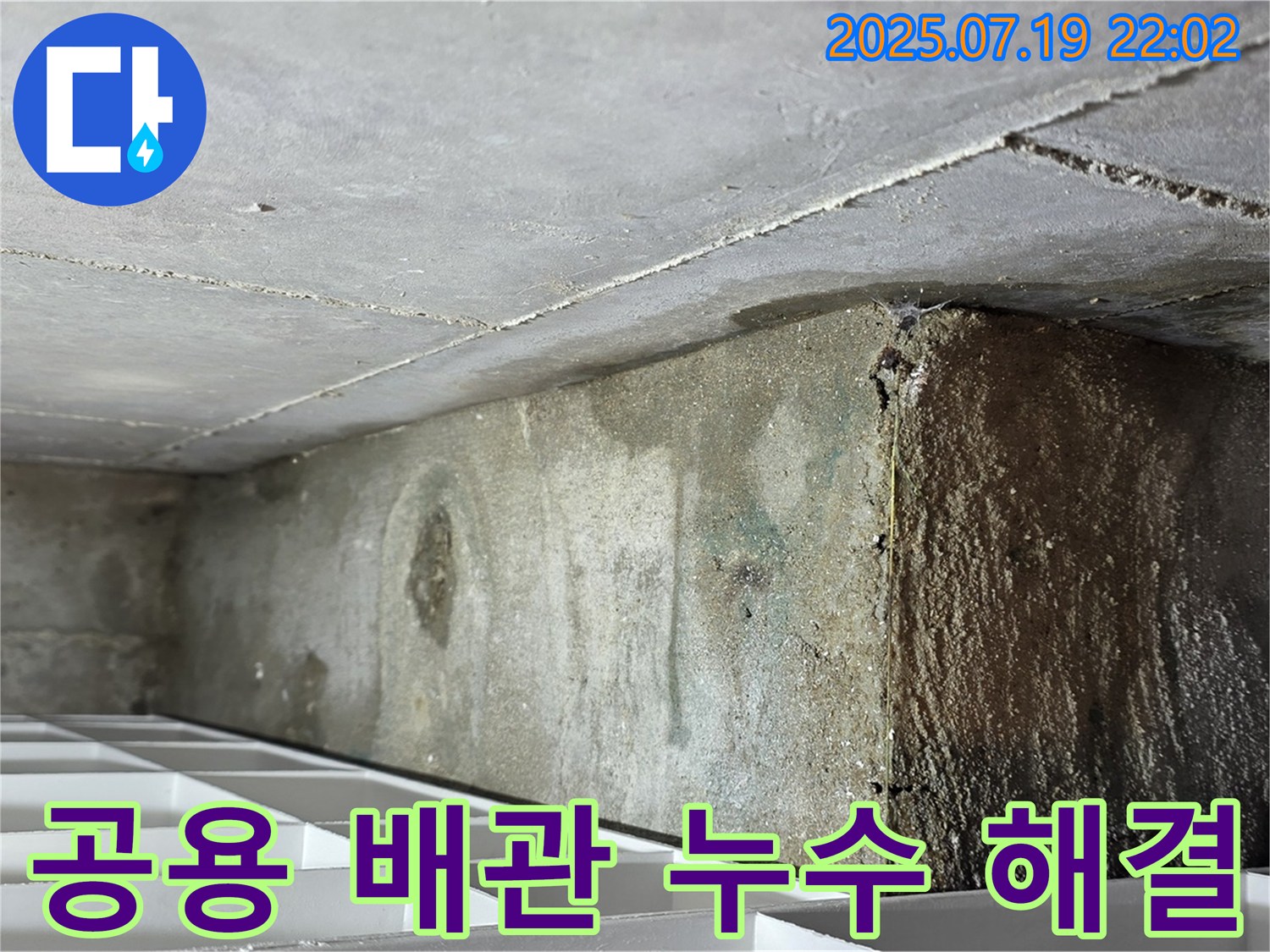김포 장기동 아파트 누수 - 화장실 천장 누수, 공용 배관 문제 완벽하게 해결