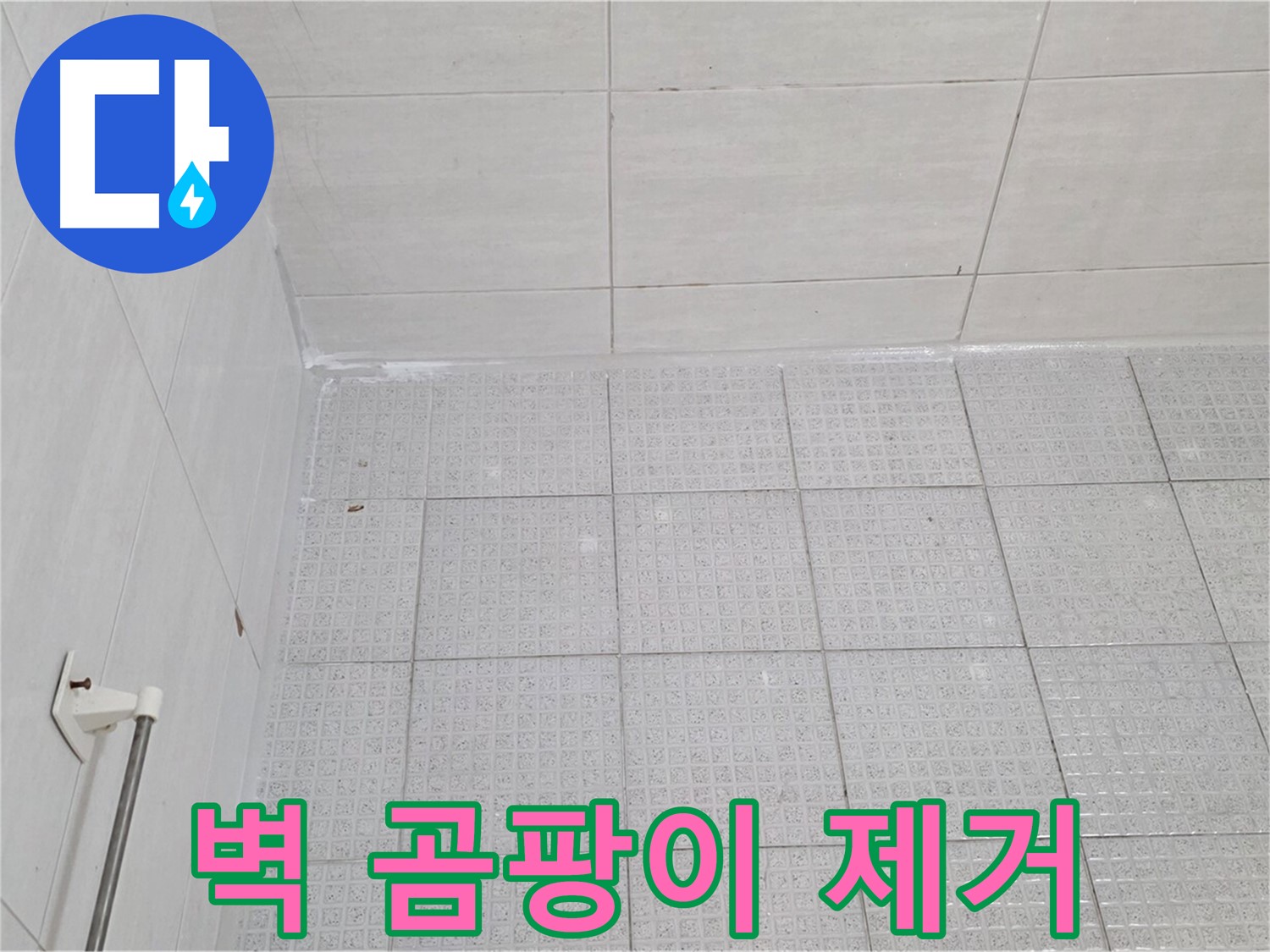 과천 욕실 벽 타일 곰팡이 제거 후 누수 방지 시공 - 누수 전문가의 꼼꼼한 시공