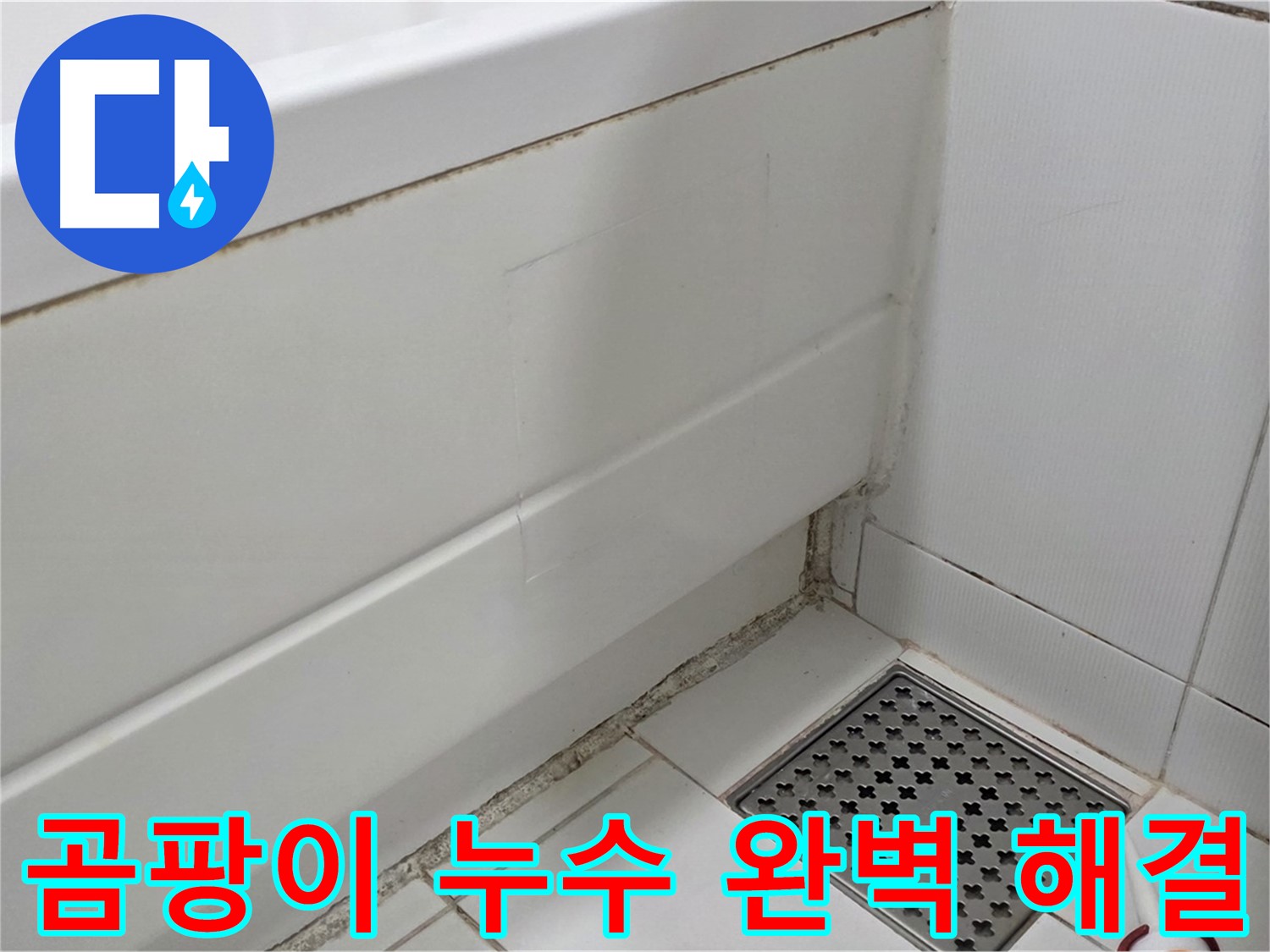 일산서구 가좌동 곰팡이 핀 욕조 실리콘 누수 완벽 해결