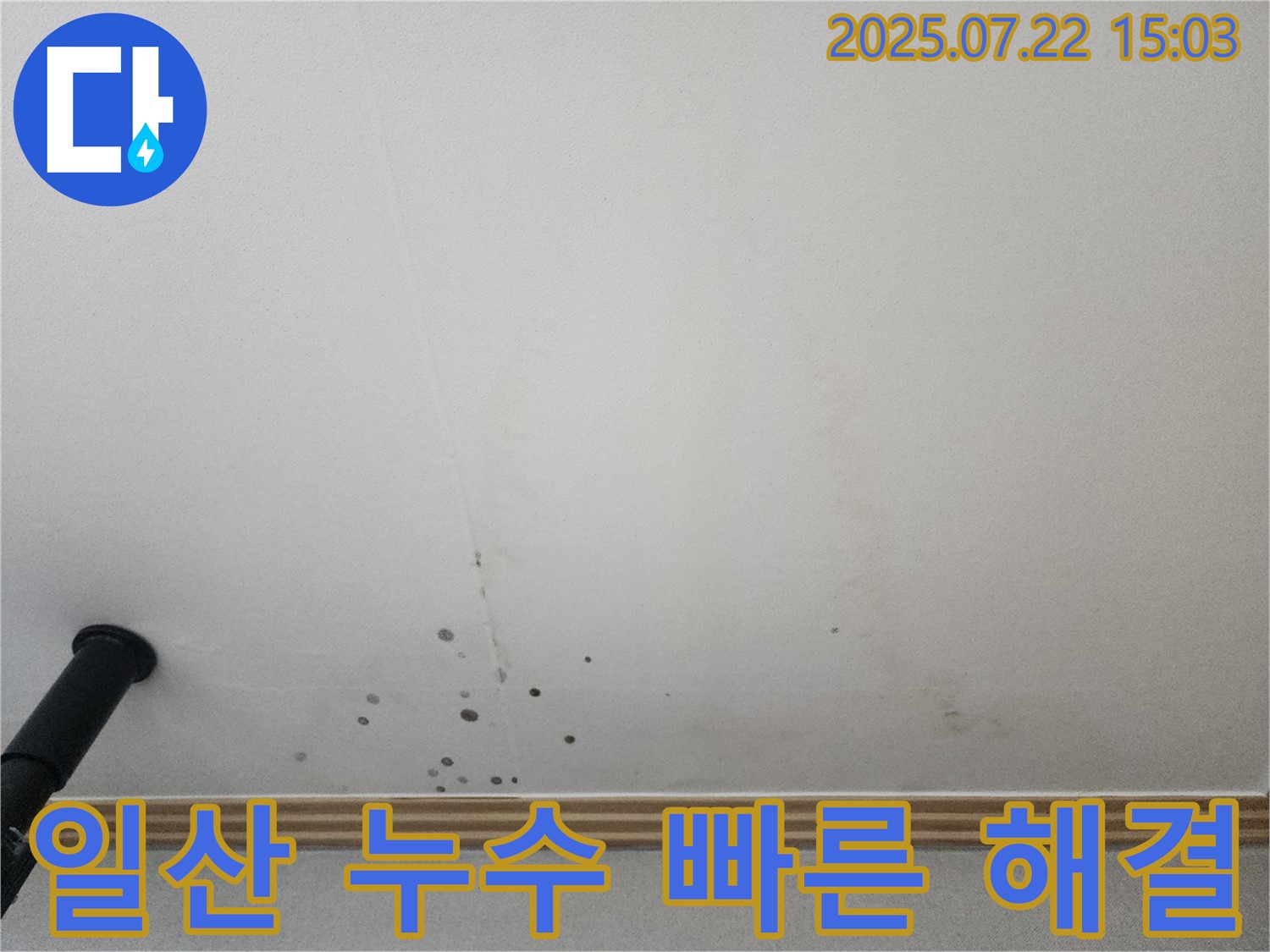 일산서구 가좌동 누수 - 가좌2로 다세대 주택 천장 누수, 빠르게 해결해 드립니다.