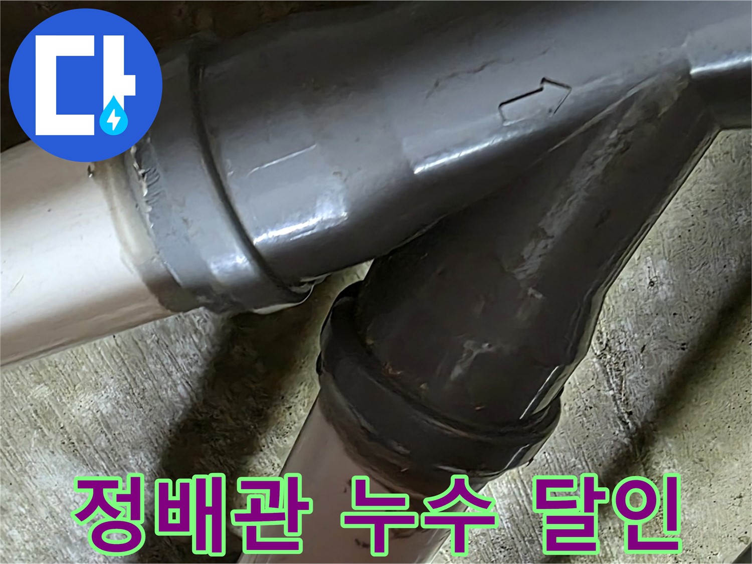 두산아파트 정배관 누수 - 남양주 화도읍 창현리 누수 해결 달인이 정확한 진단과 확실한 시공으로 완벽하게 해결합니다.