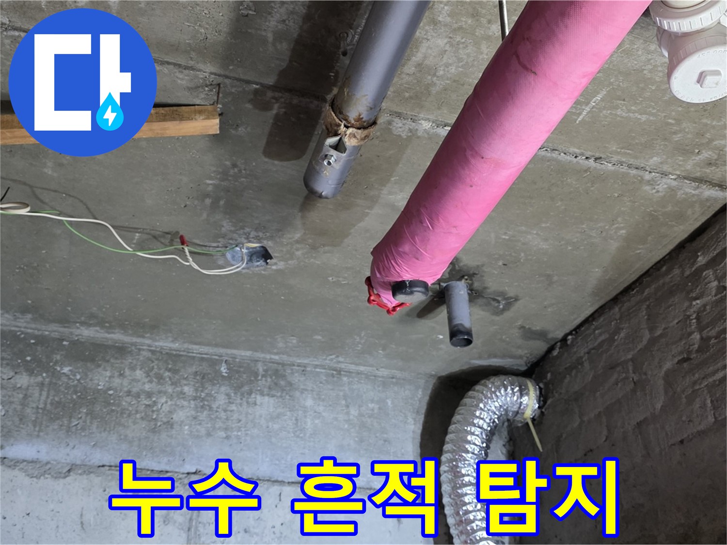 화도 두산아파트 누수 - 누수 흔적 발견, 정밀 탐지 시작!