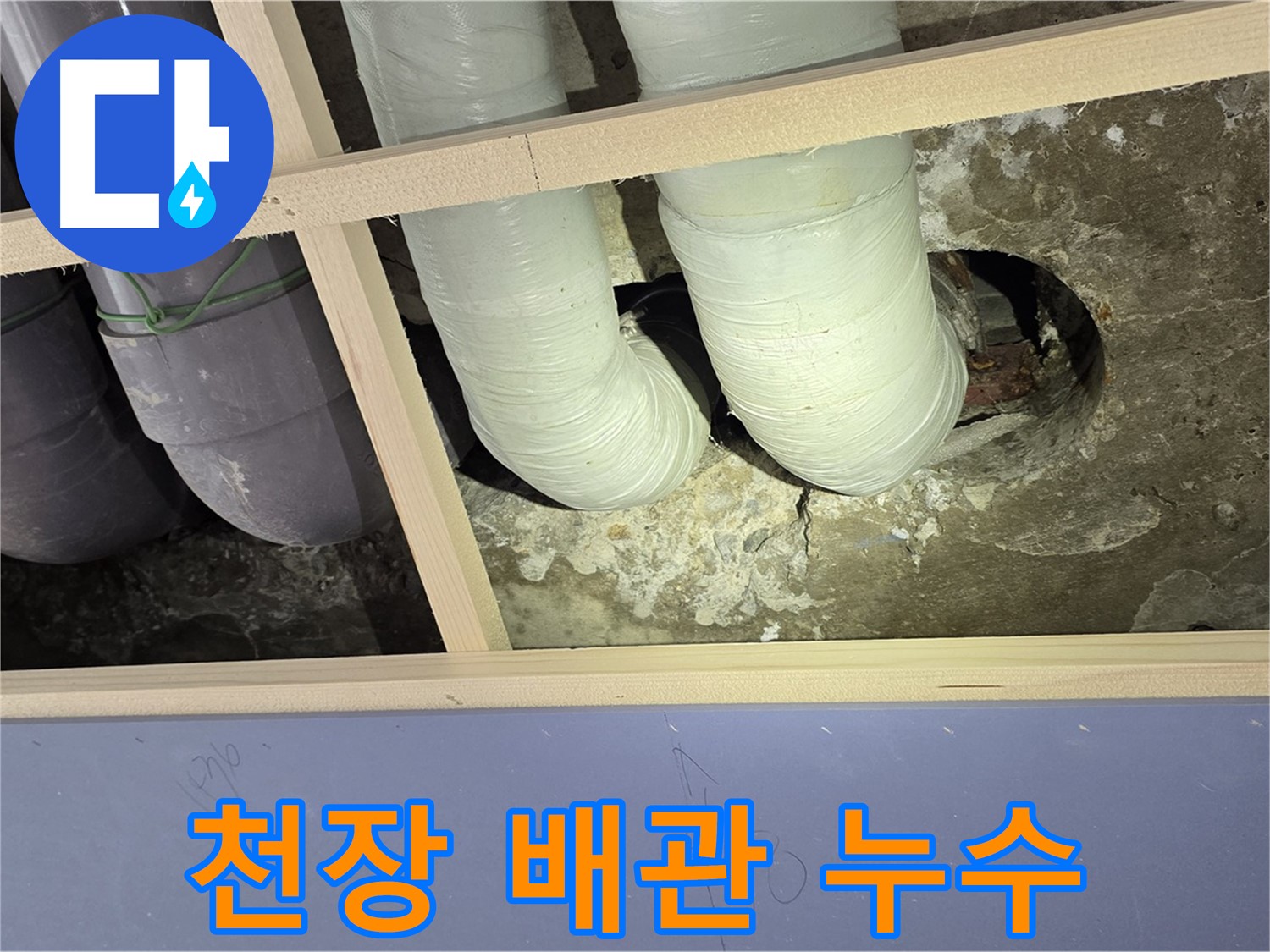 서초구 방배2동 판테옹빌라 천장 배관 누수 - 정밀 진단으로 누수 원인 파악