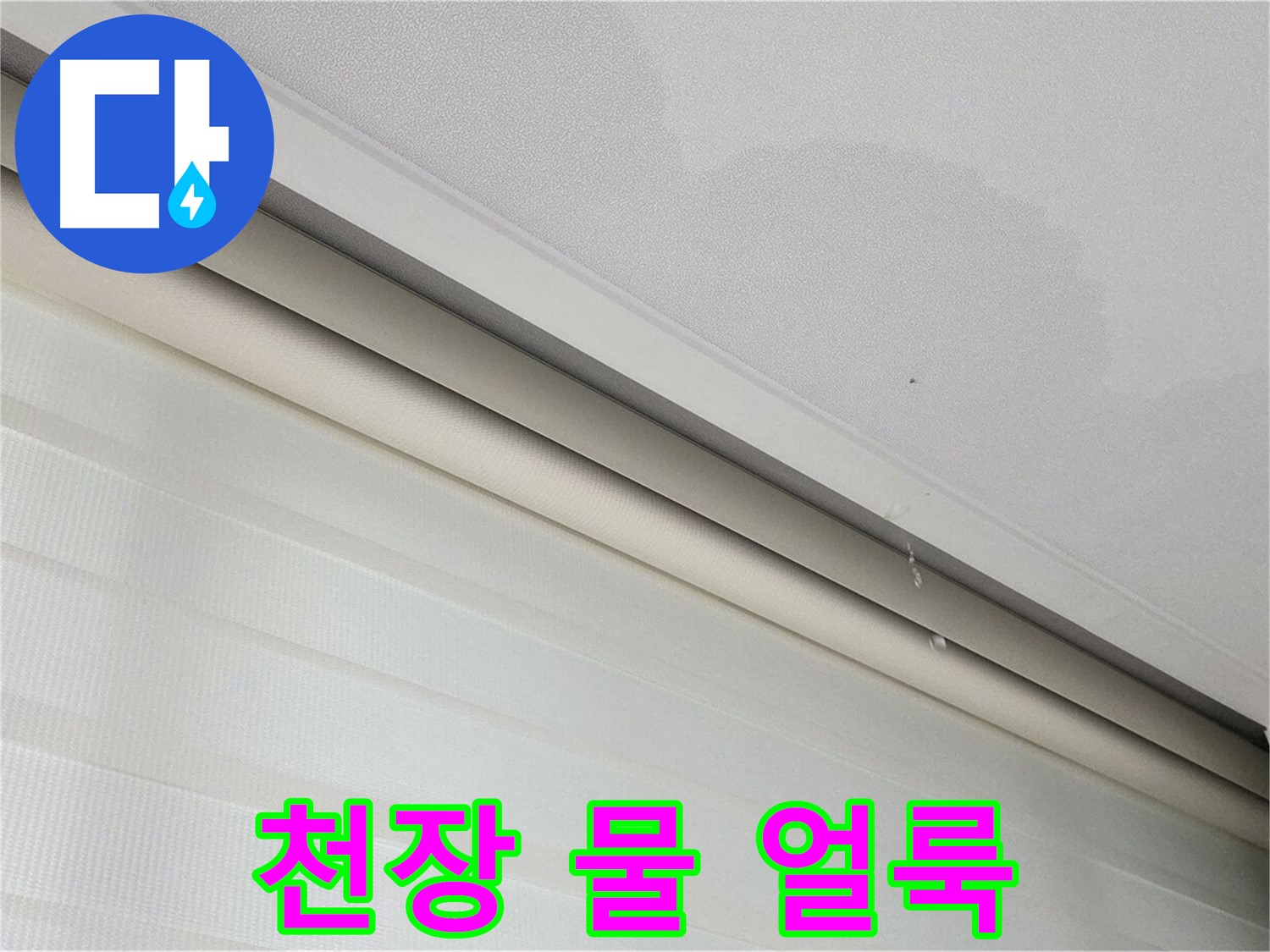 양주 삼숭동 자이아파트 107동 천장 물 얼룩 - 긴급 누수 진단 필요