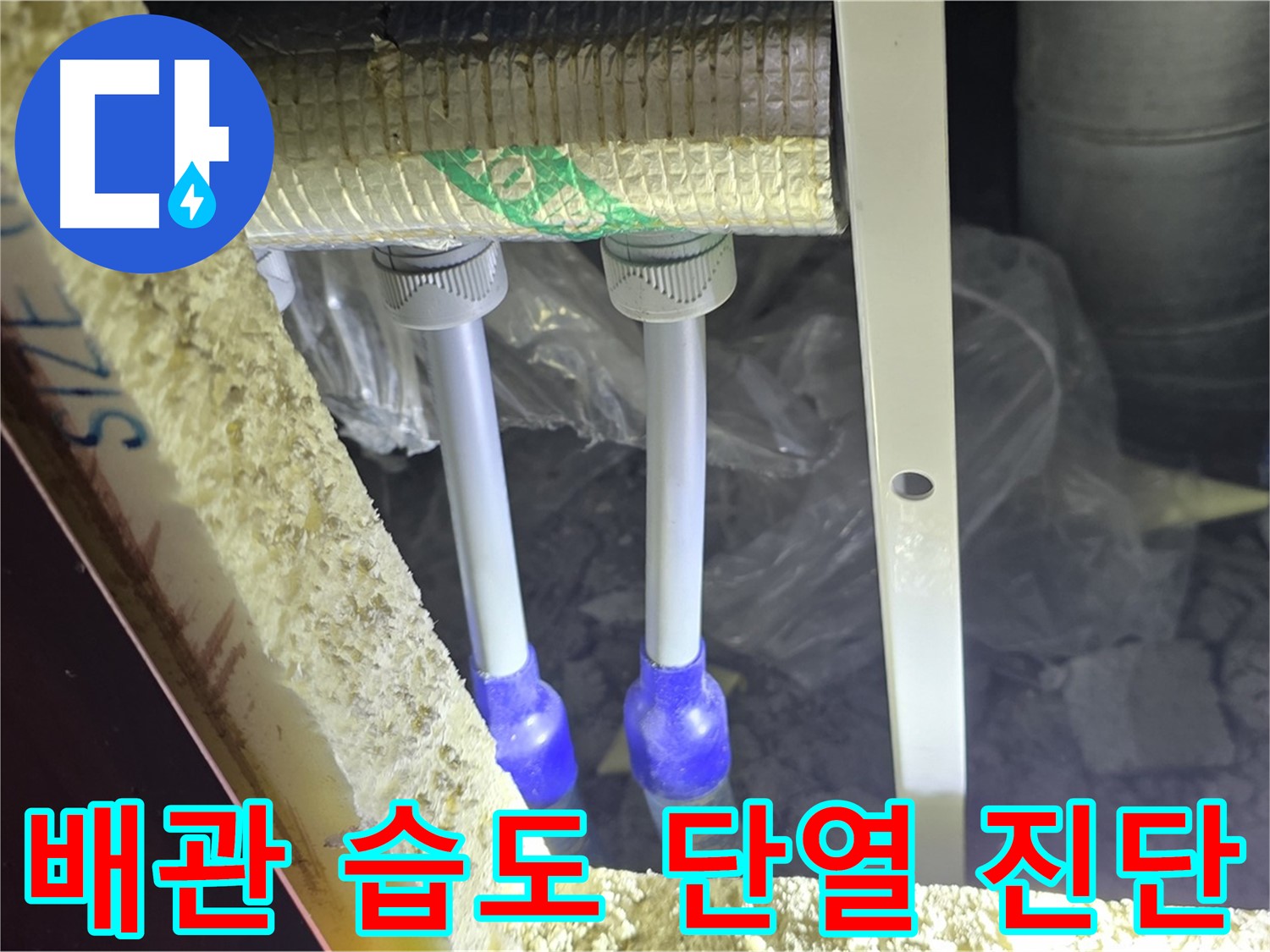 양주시 삼숭동 누수 - 배관 연결 부위 주변 습도 변화 및 단열 상태 초기 진단 실시