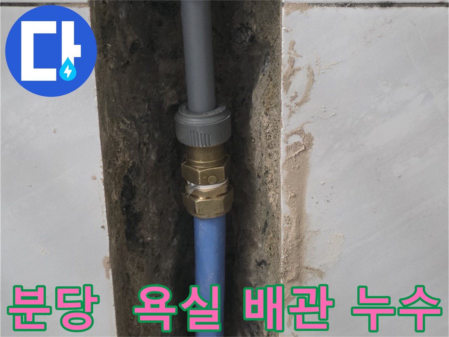 분당 쇳골 - 욕실 배관 누수 완벽하게 해결 완료
