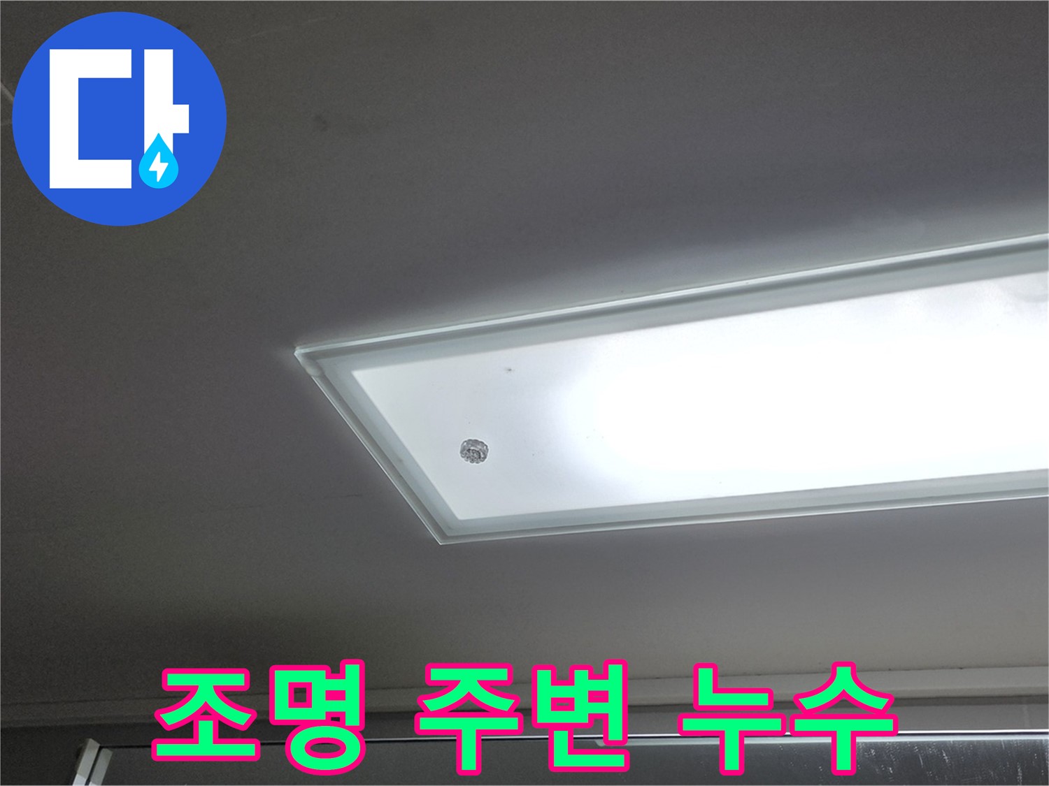 아파트 천장 조명 주변 누수 - 누수탐지 전문가가 정확한 원인을 찾아 안전하게 해결해 드립니다.