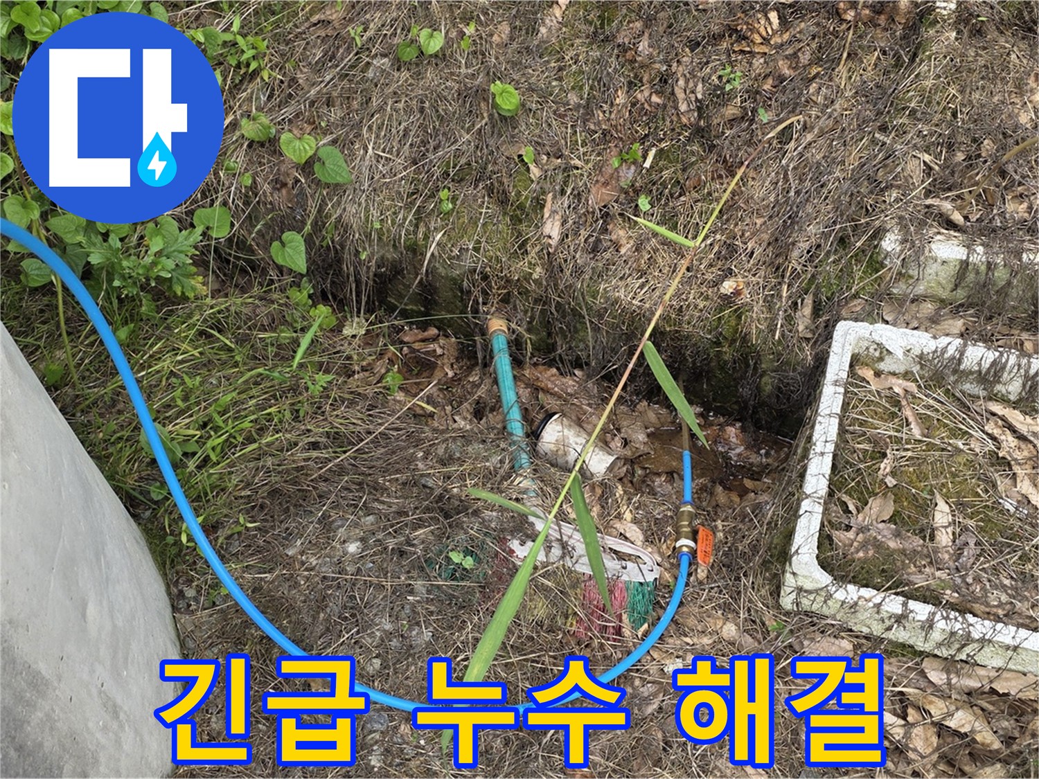 용인시 처인구 원삼면 텃밭 수도 누수 - 24시간 긴급 누수 해결 서비스를 제공합니다.