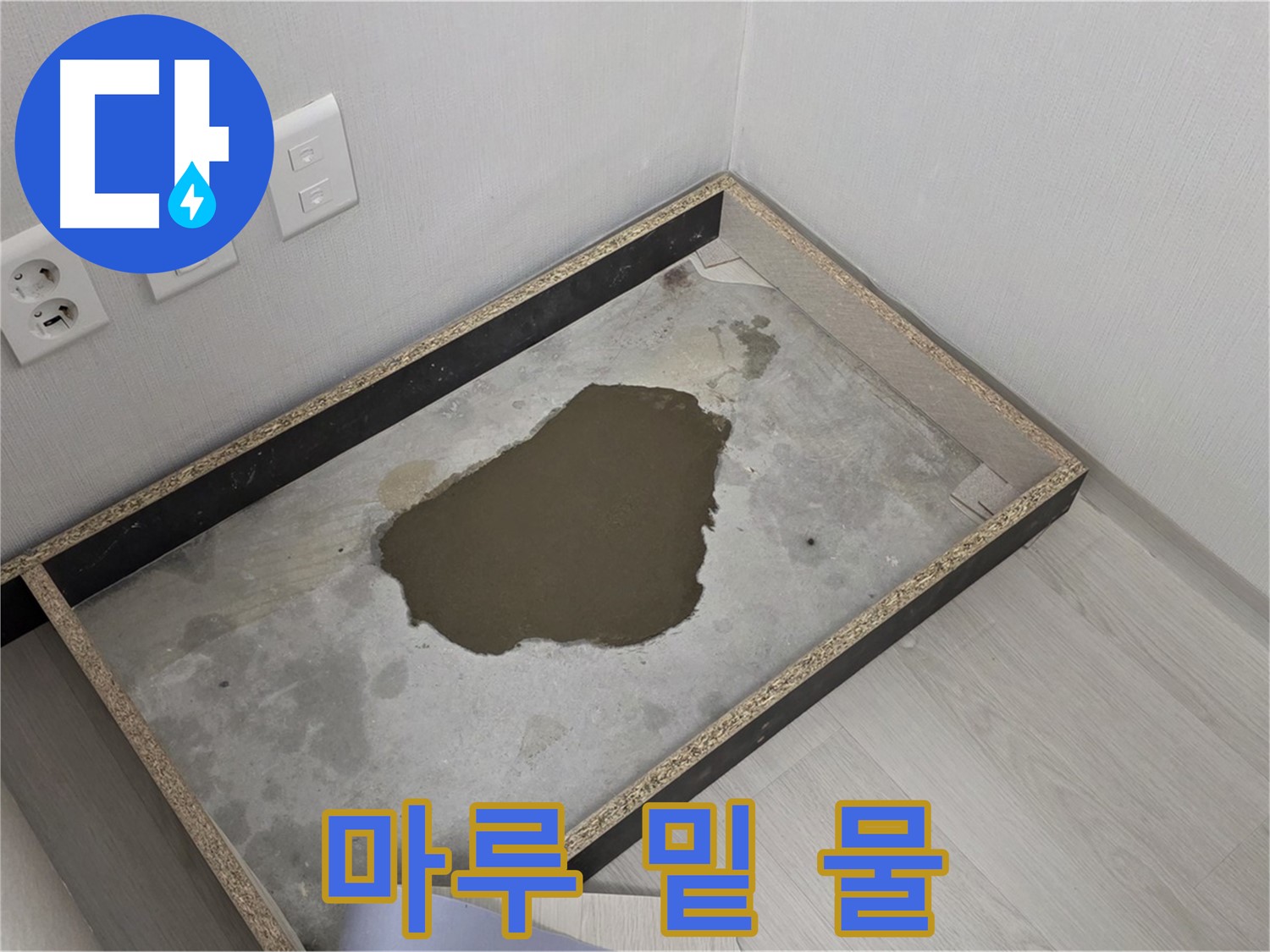 길음1동 숭인로 누수 - 마루 밑 물 고임 확인, 누수 해결 과정 시작