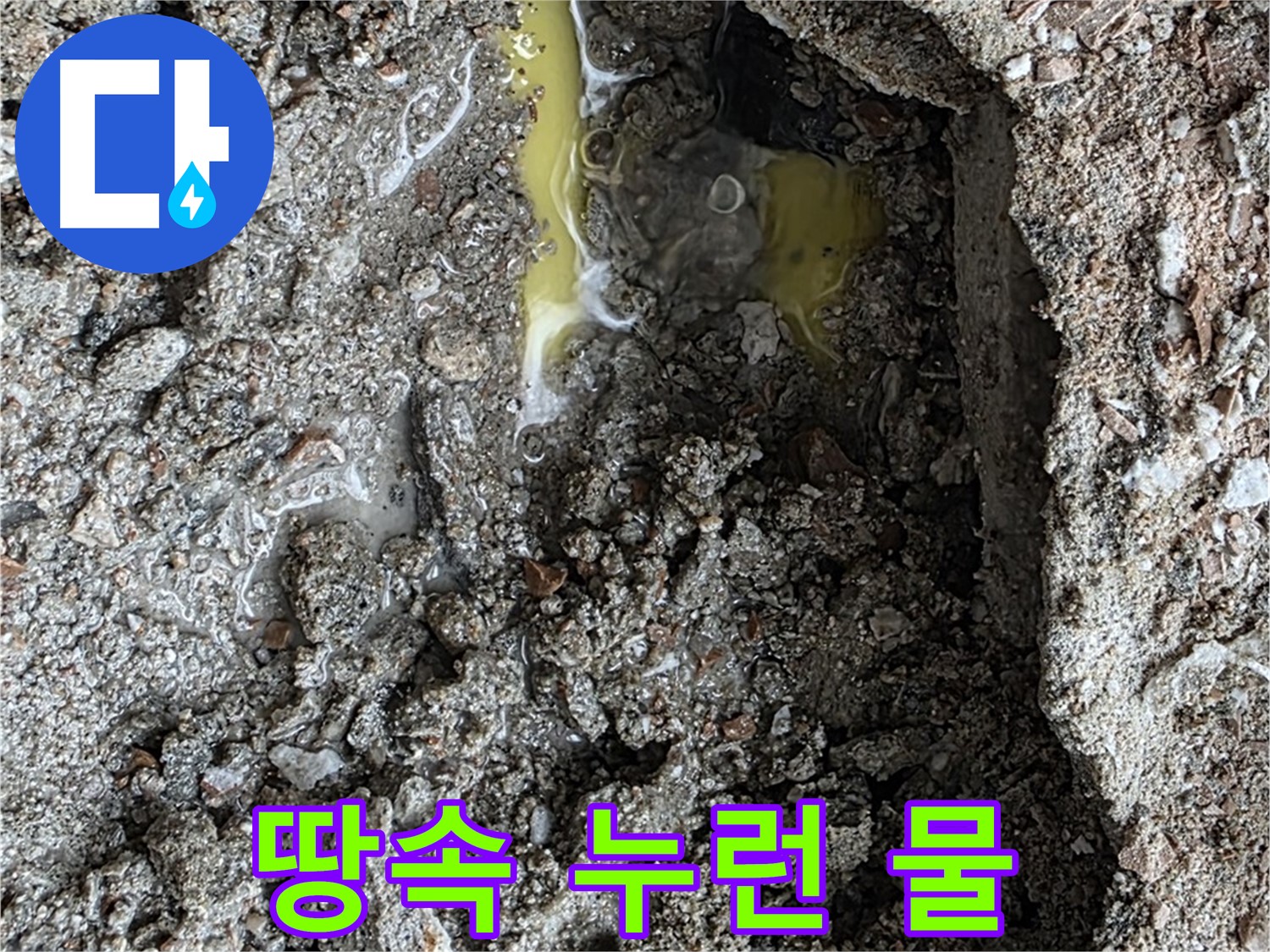 길음동 숭인로 16번지 누수 - 땅속에서 누런 물 발견, 긴급 점검을 실시합니다.