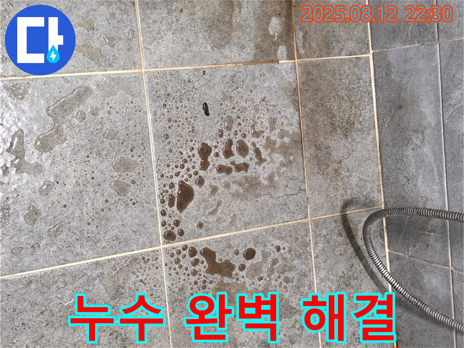 누수 완벽 해결 - 꼼꼼한 탐지와 완벽한 시공으로 누수 문제 해결