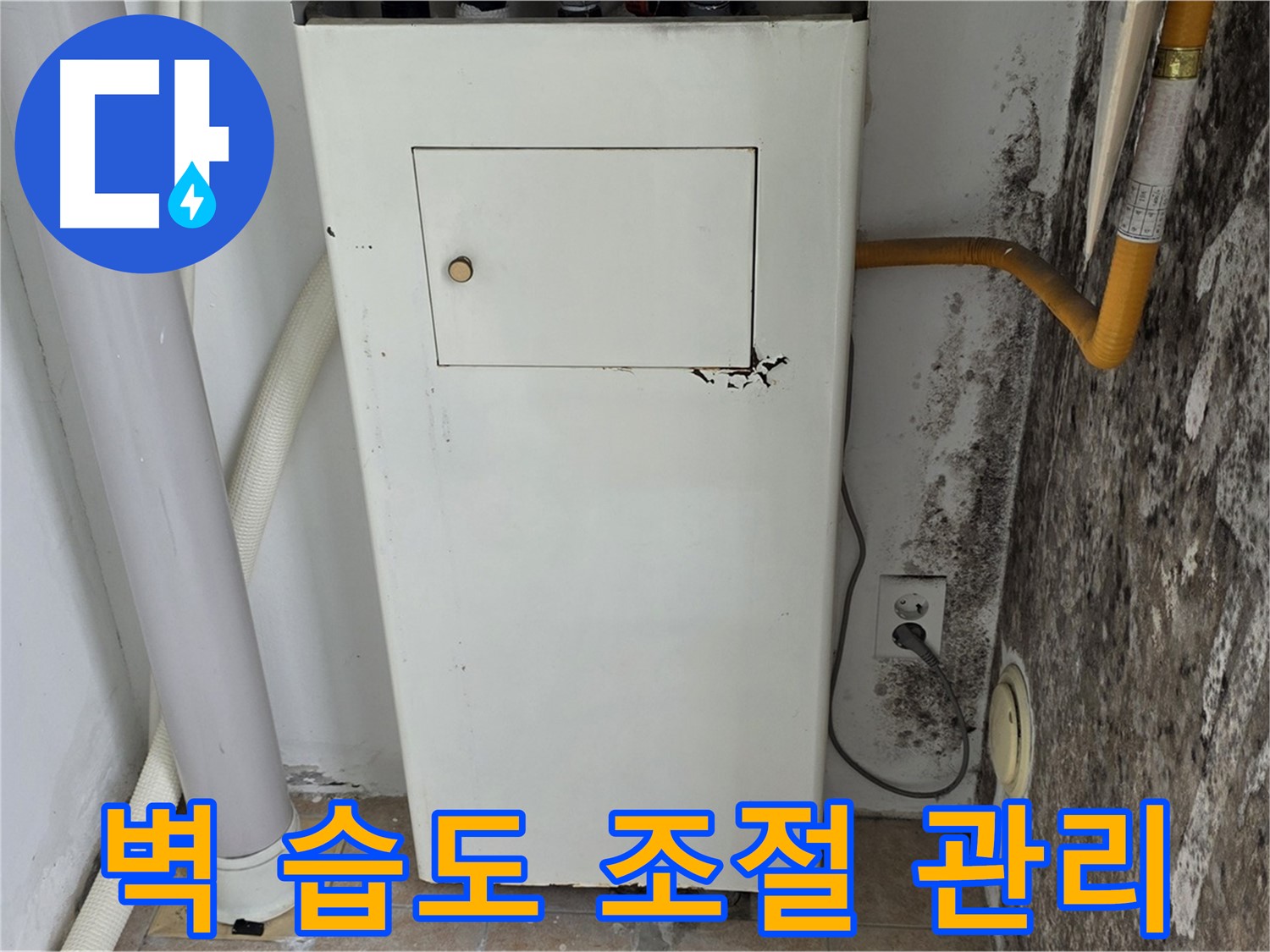 성북구 길음동 숭인로 - 곰팡이 핀 벽 습도 조절 및 관리 - 누수 전문가의 전문적인 관리