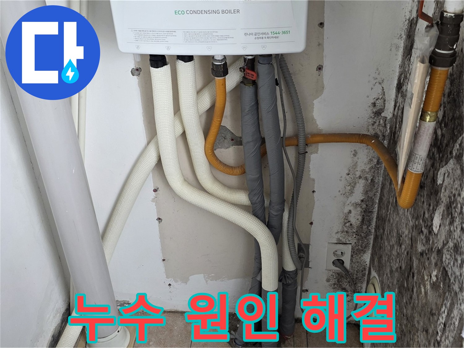 성북구 길음동 아파트 곰팡이 벽 - 보일러 배관 누수 원인 파악 및 해결 과정