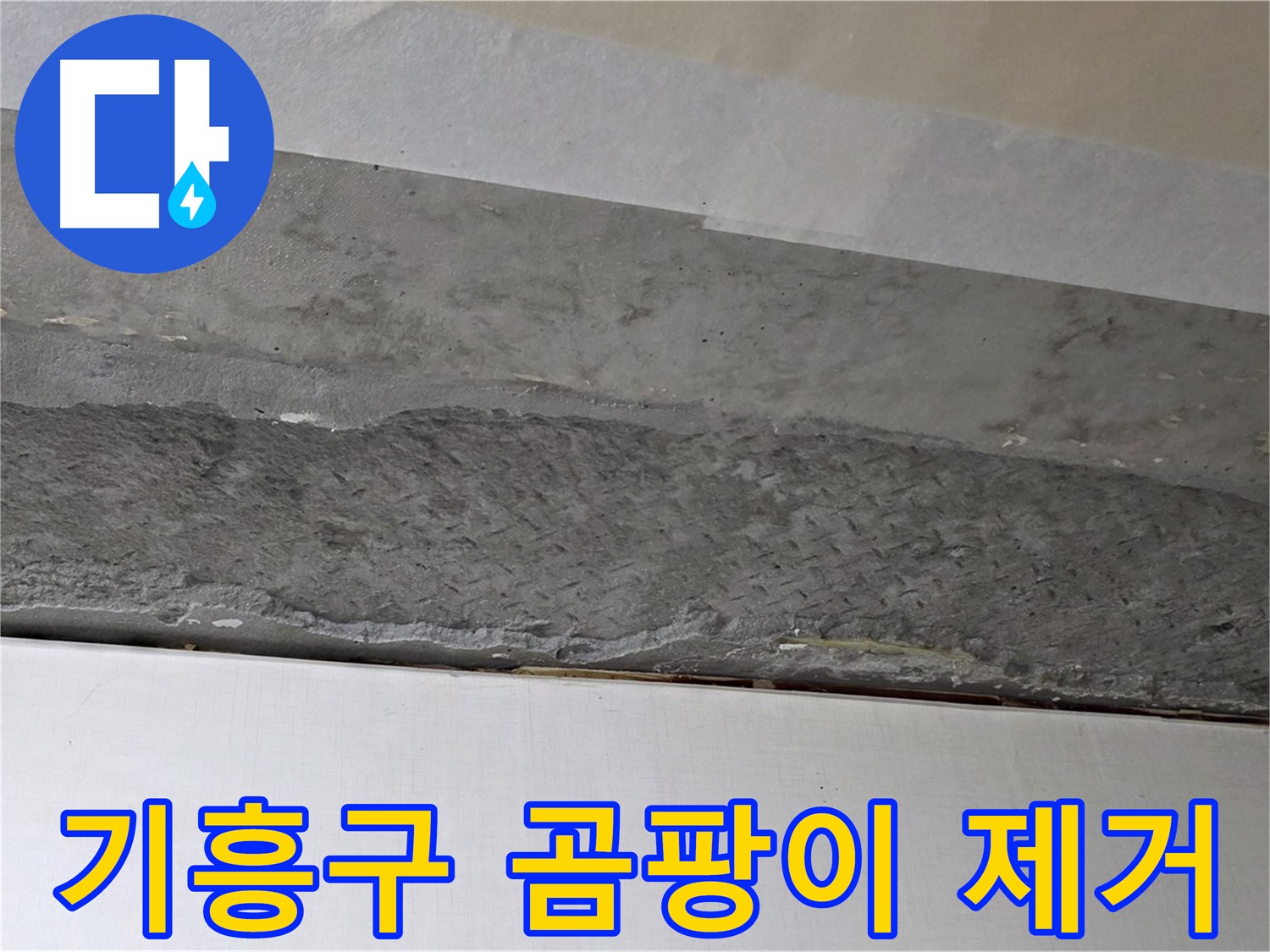 구갈동 아파트 천장 누수 - 곰팡이 제거 후 방지 작업 진행