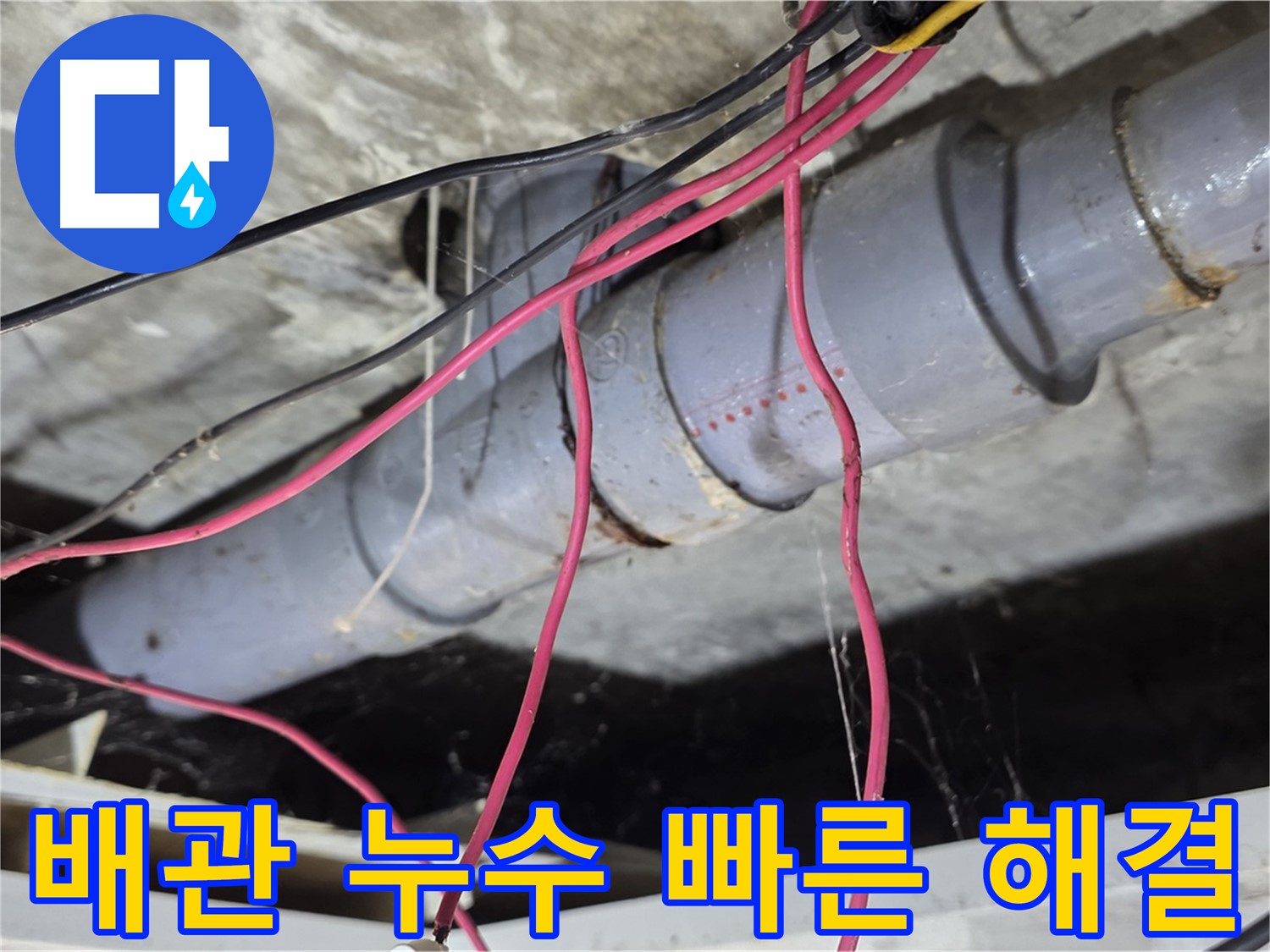 강북구 수유동 삼광빌라 PVC 배관 누수 - 빠른 방문과 정확한 진단으로 누수 문제를 신속하게 해결했습니다.