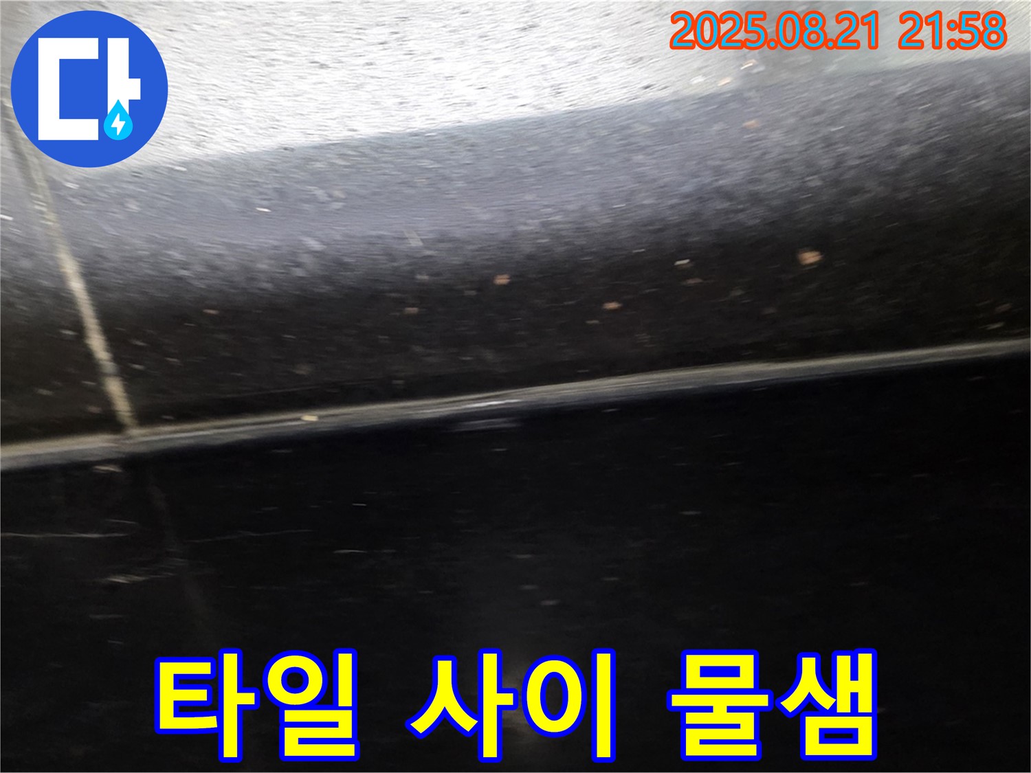 고양시 일산에서 발생한 타일 사이 물샘 - 누수탐지 전문 업체에서 확실하게 해결해 드립니다.