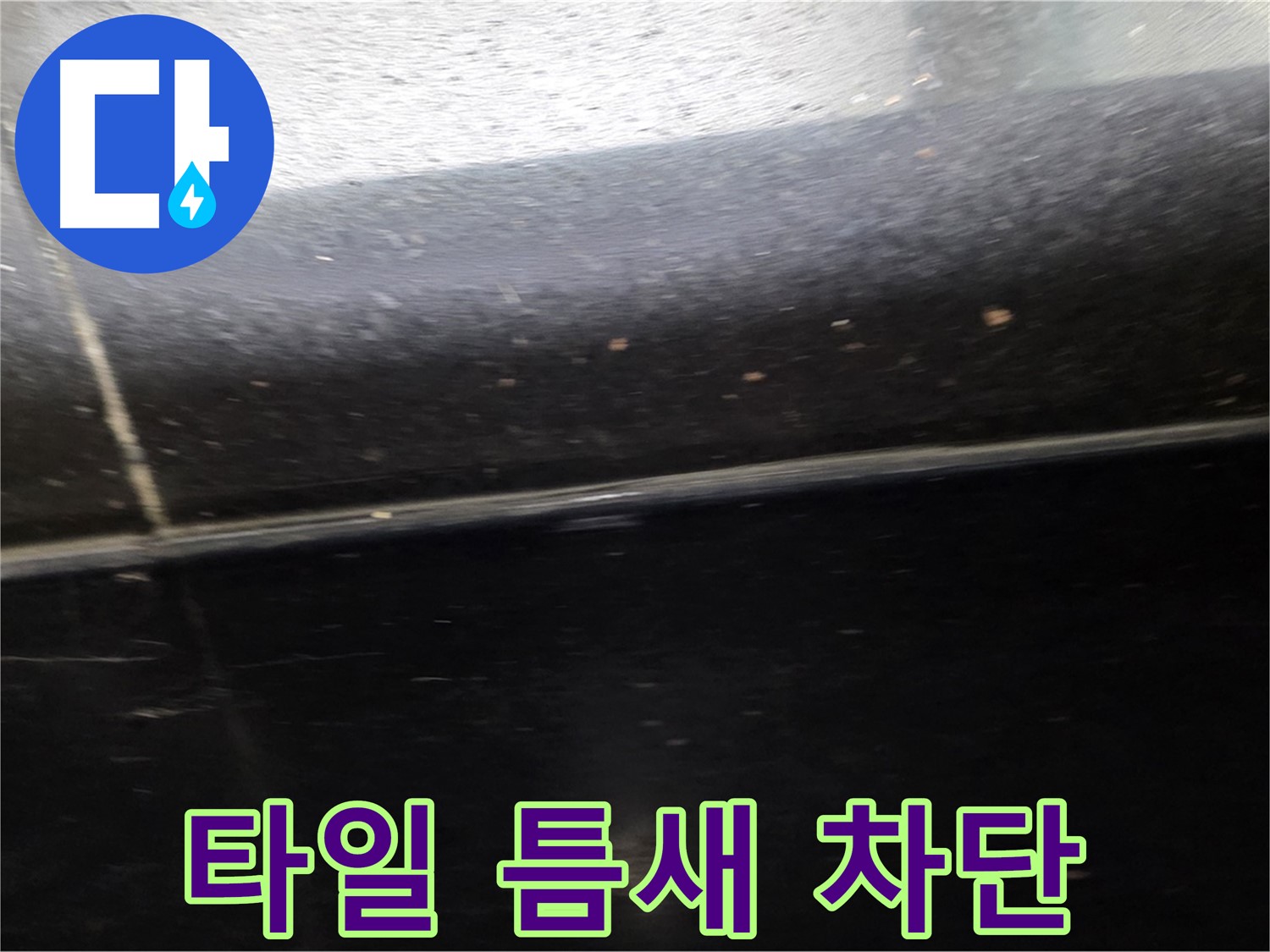 일산에서 발생한 타일 틈새 누수 - 완벽한 차단 공사로 누수 해결