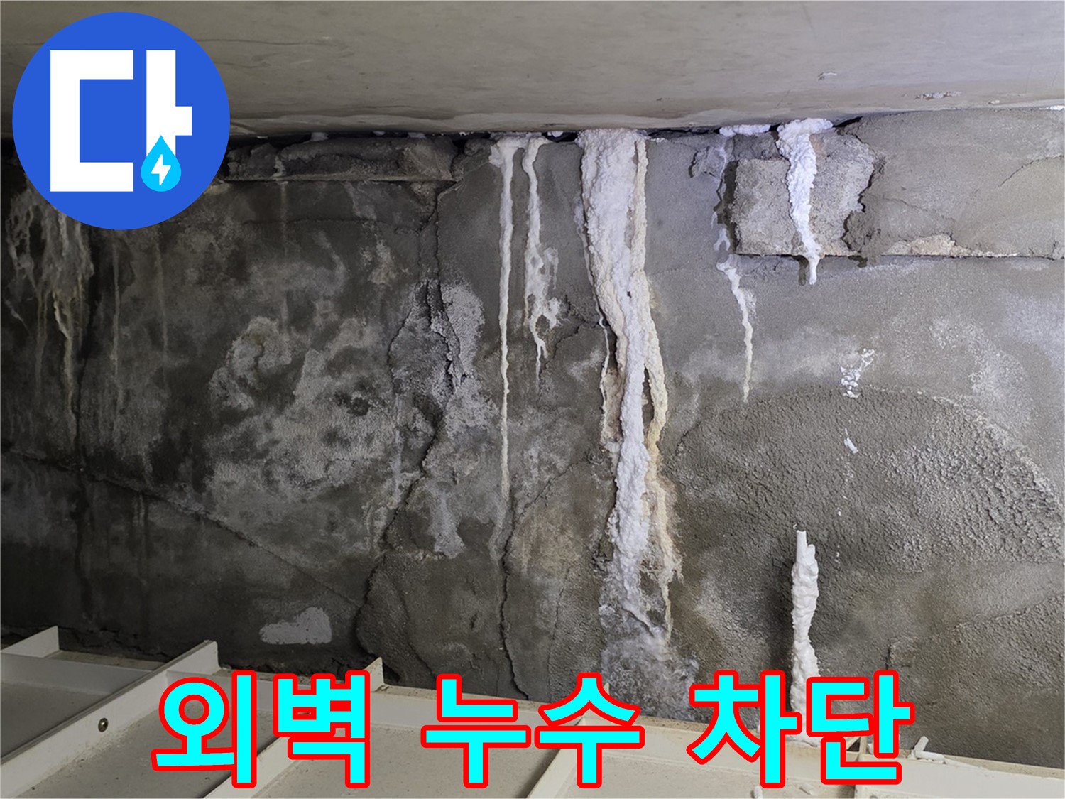 분당 운중동 건물 누수 - 외벽 누수 - 완벽 차단 공사 진행