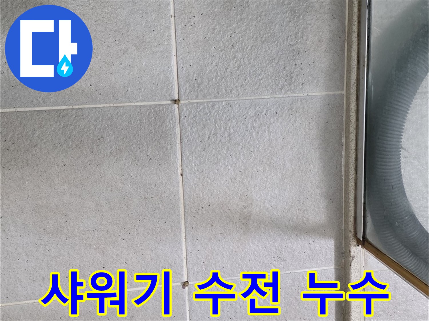 분당구 운중동 욕실 샤워기 수전 연결 부위 - 수전 연결 부위에서 물이 새는 것을 확인했습니다.
