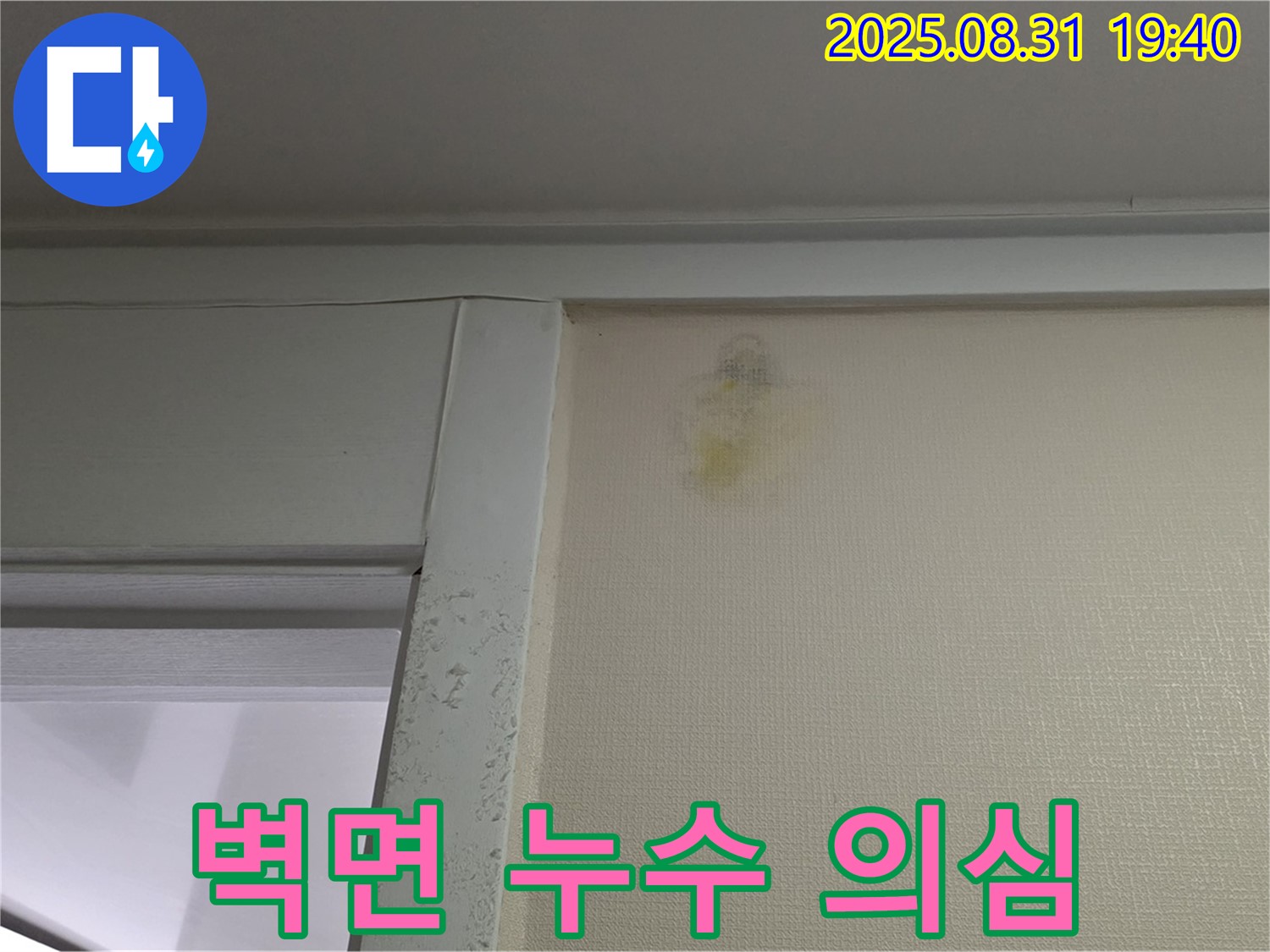 벽면 누수 의심 - 성남시 분당구 산운로 누수탐지 - 누수 전문가
