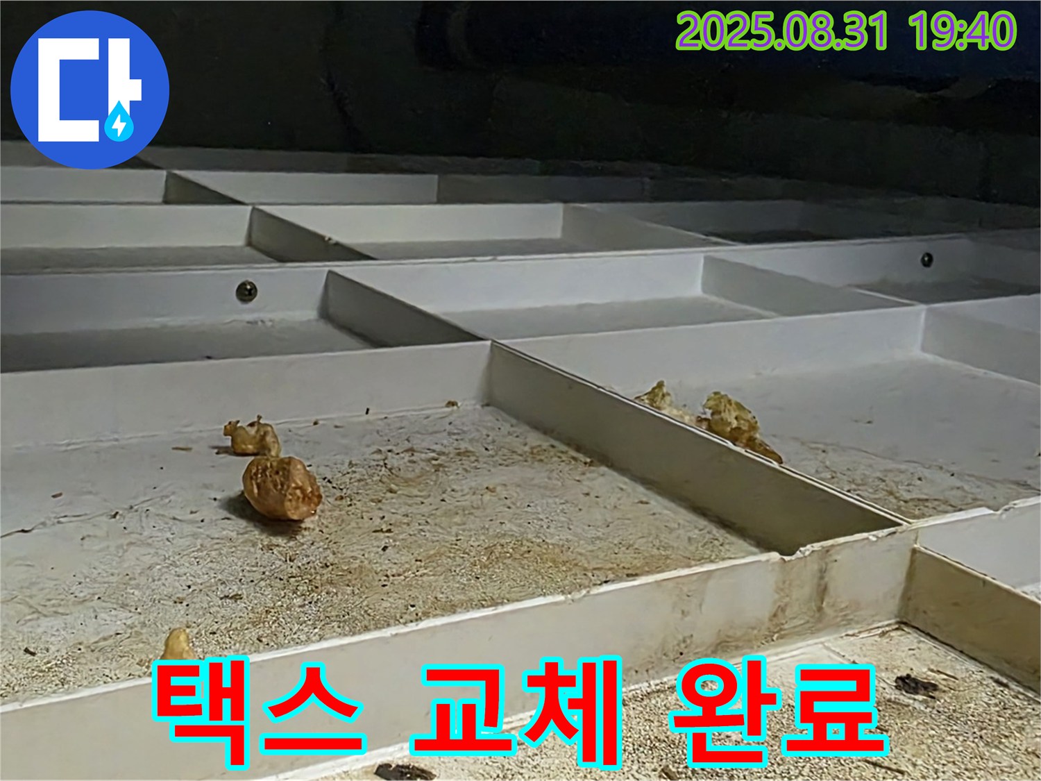 분당 구미동 누수 - 천장 택스 교체 후 쾌적한 공간으로 변신