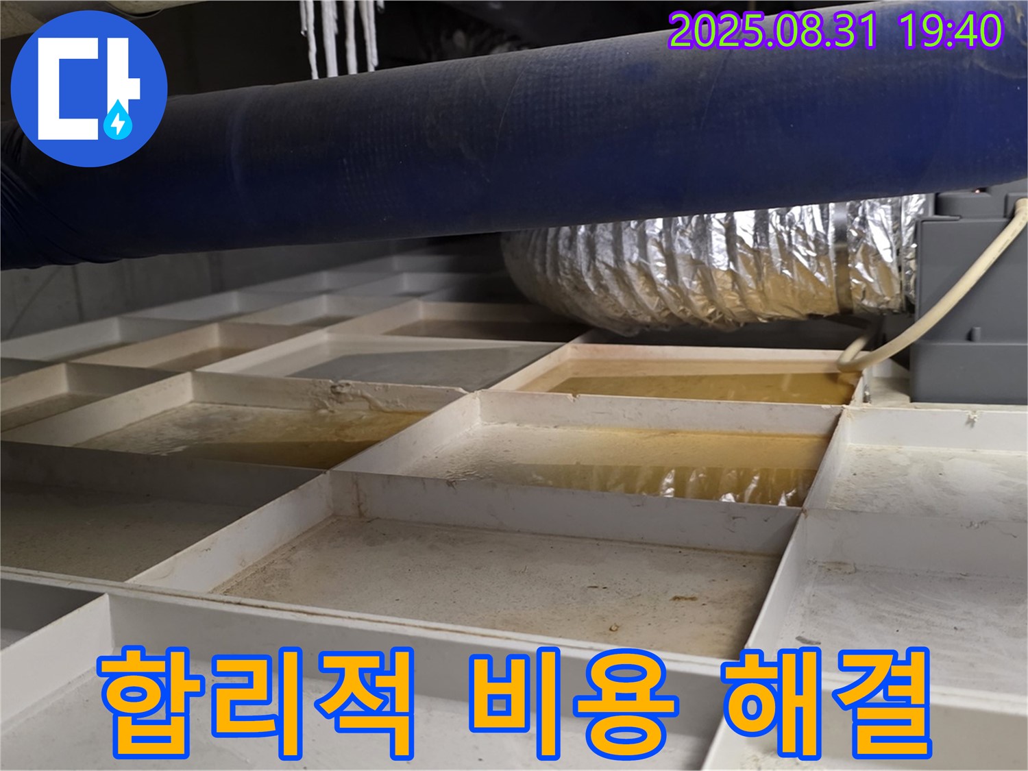 성남 분당 산운로 건물 천장 누수 - 합리적인 비용으로 누수 문제 해결