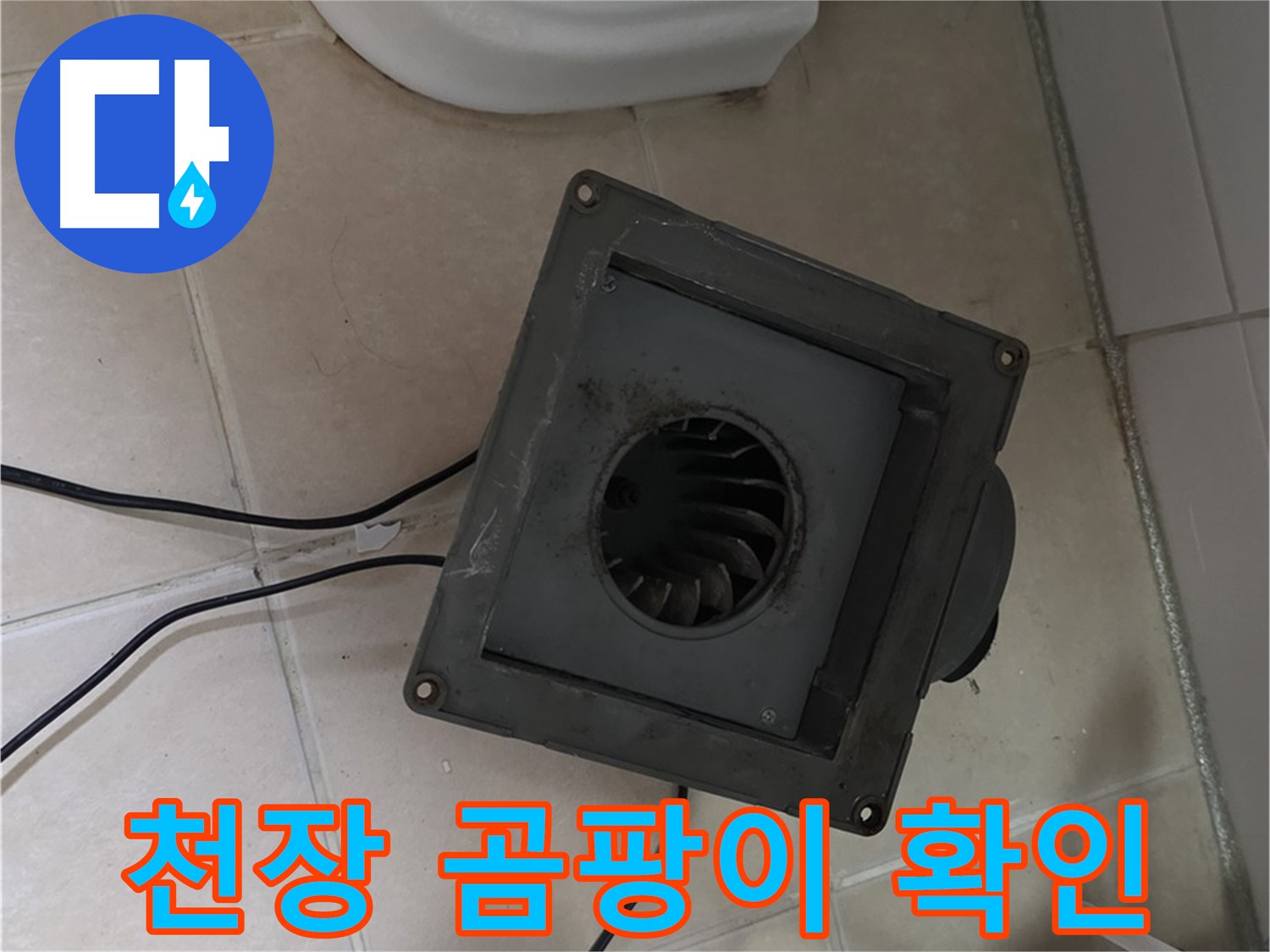 양주 누수 해결 - 서광아파트 천장 곰팡이 확인