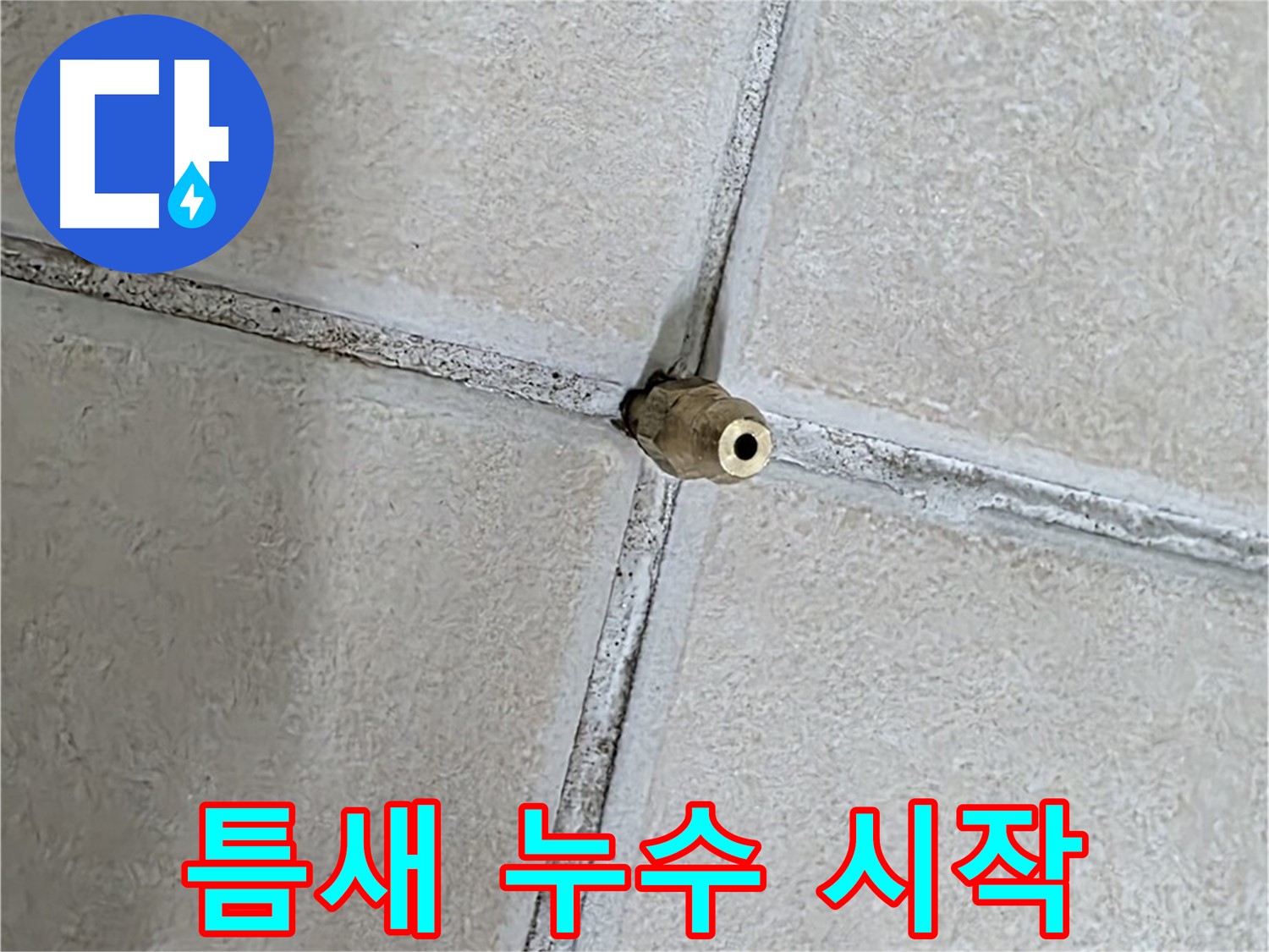 양주 백석 서광아파트 누수 - 틈새, 누수의 시작이자 끝입니다.
