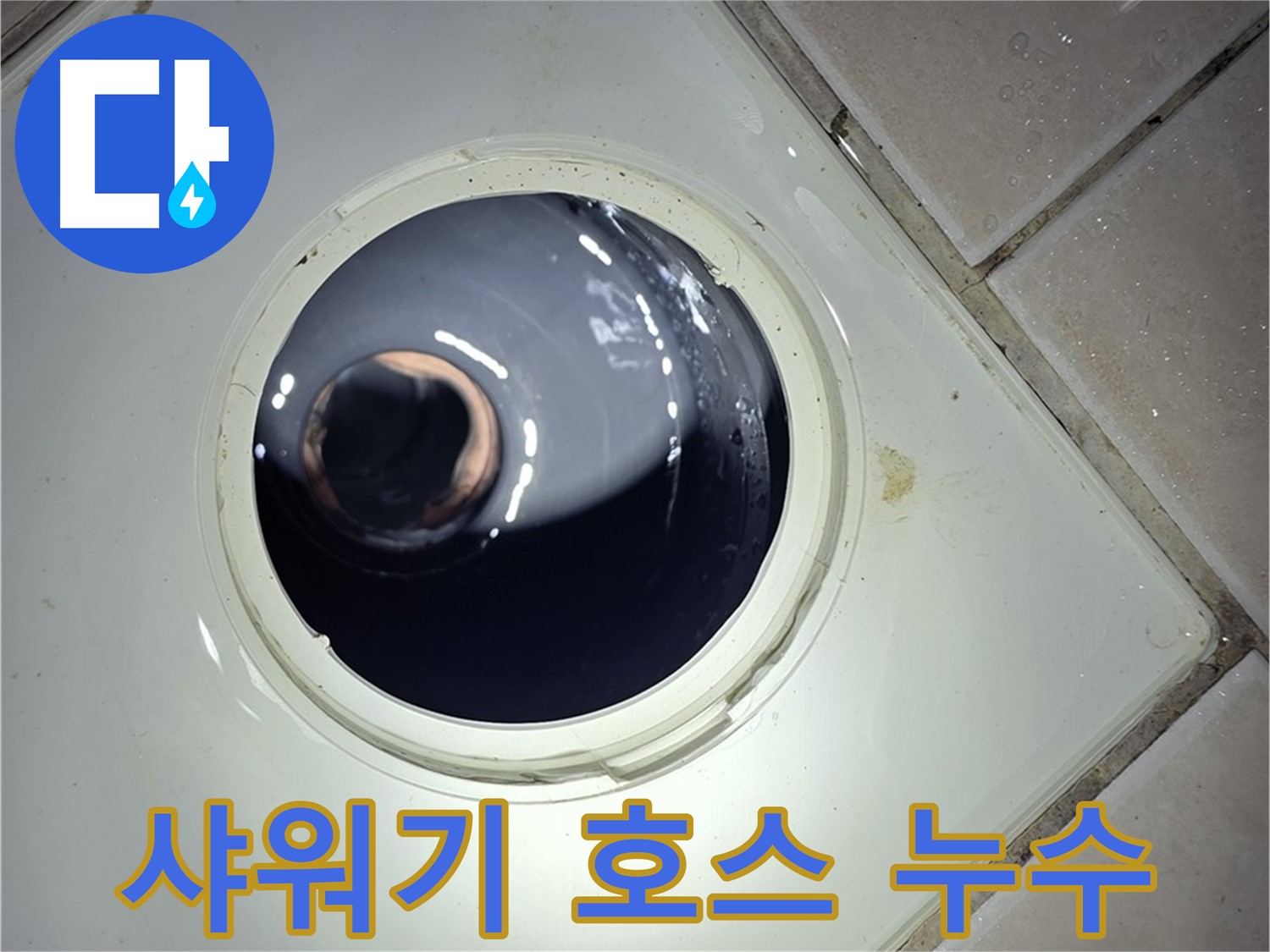 양주 백석 서광아파트 샤워기 호스 누수 - 새 호스 교체, 간단하게 해결