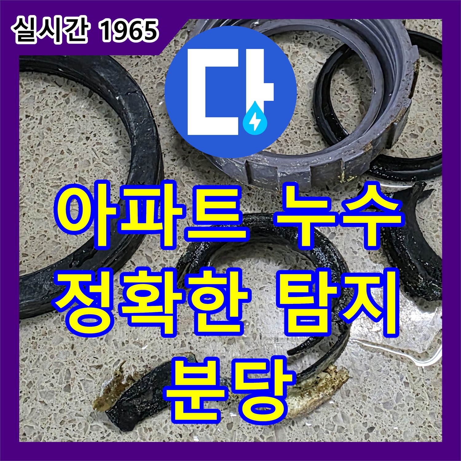 누수탐지, 분당 운중동 아파트 누수 발생! 정확한 원인 파악 후 해결