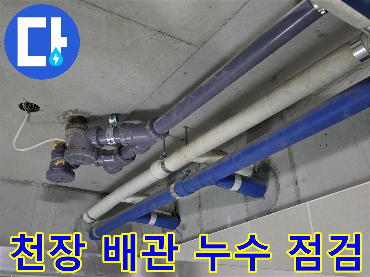 분당 운중동 천장 배관 누수 점검 - 꼼꼼한 진단으로 정확한 누수 원인 파악