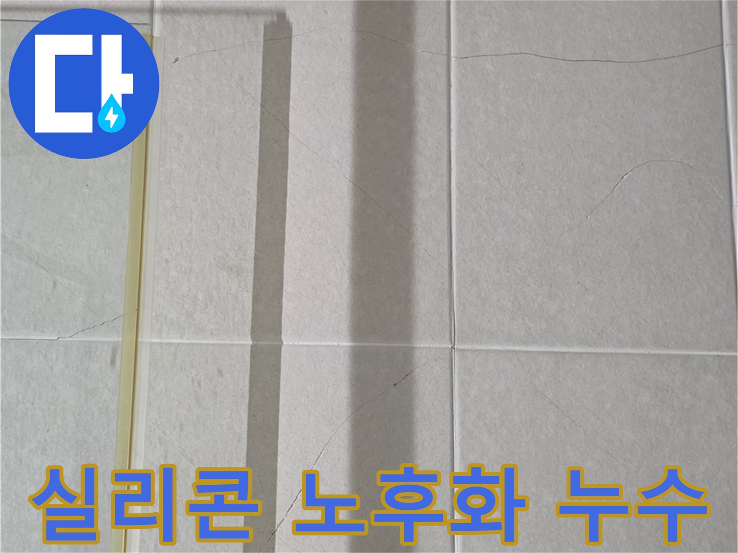 성남시 분당 운중동 샤워부스 - 벽면 타일 틈새 누수, 실리콘 노후화로 인한 누수 발생