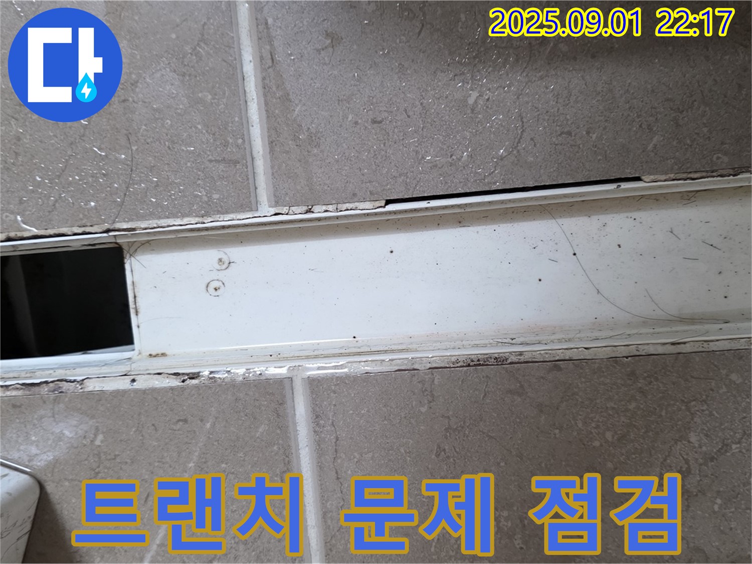 포천시 일동면 아파트 욕실 트랜치 문제 점검 - 꼼꼼한 점검으로 누수 원인 파악