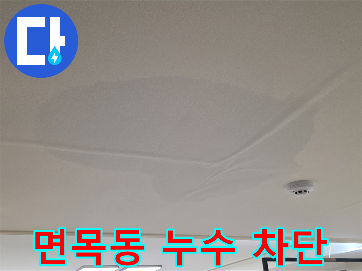 면목동 센트럴아이파크 천장 누수 - 젖은 천장 - 누수 차단을 위한 탐색
