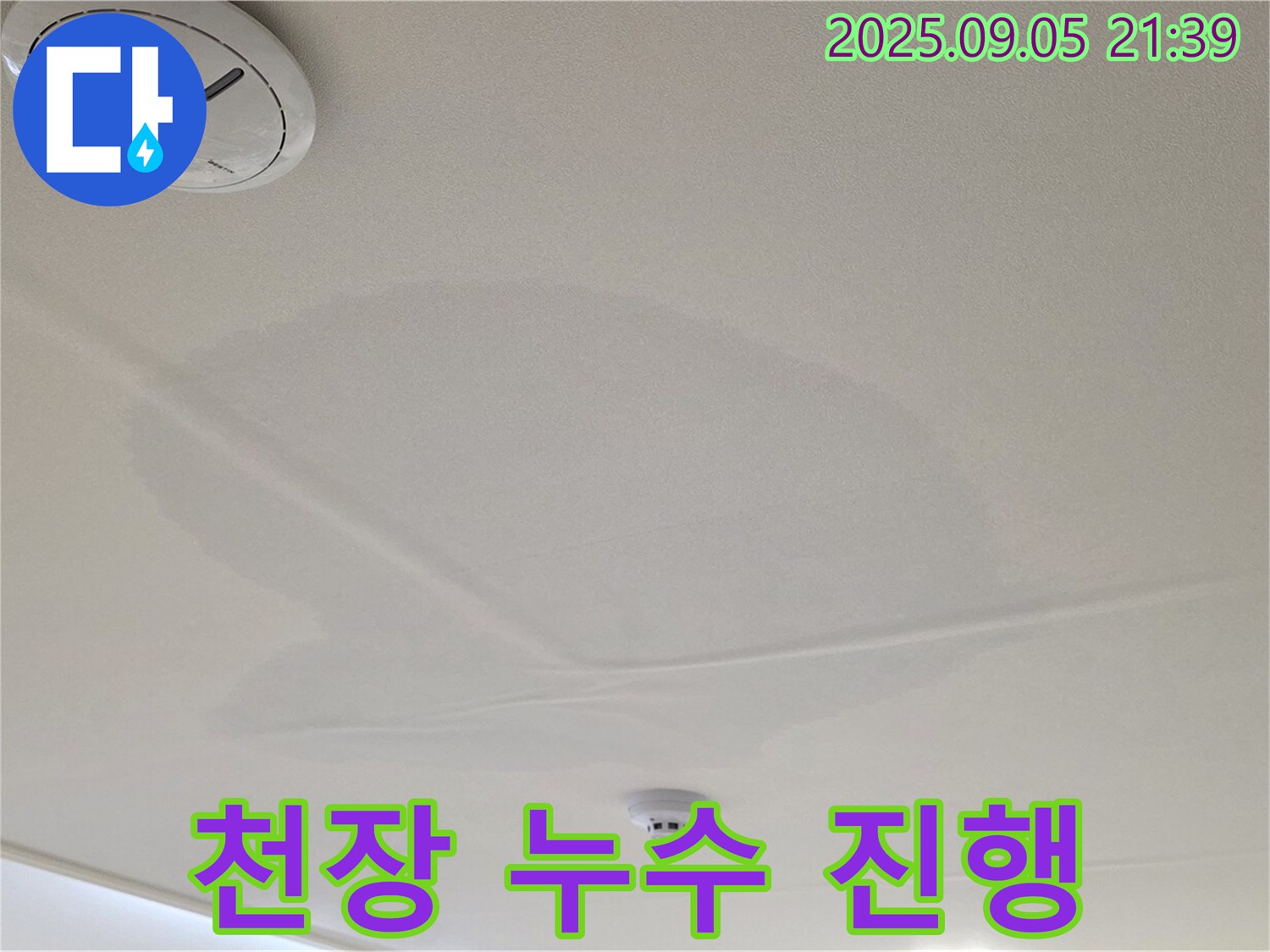 사가정 센트럴아이파크 누수 - 천장 누수 진행 과정