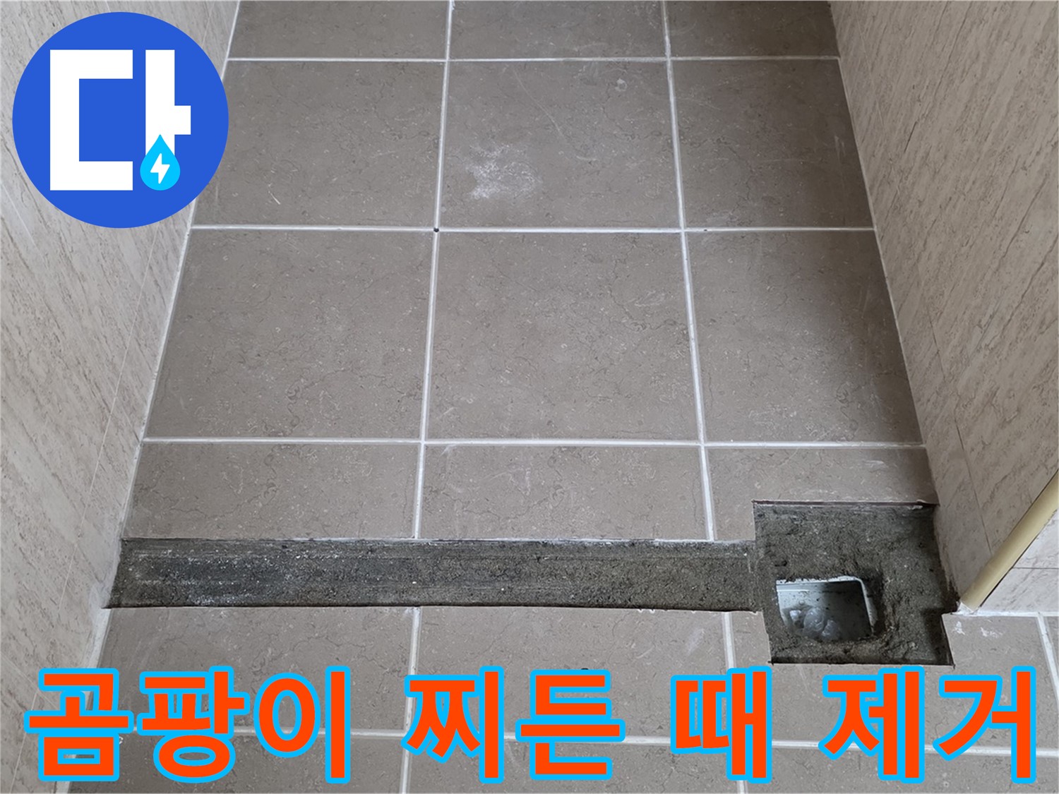 곰팡이와 찌든 때 제거 작업 - 완벽 시공 준비