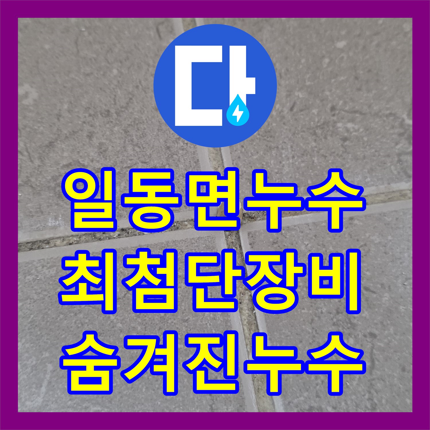누수탐지전문가, 최첨단 장비, 숨겨진 누수, 일동면 완벽 탐지