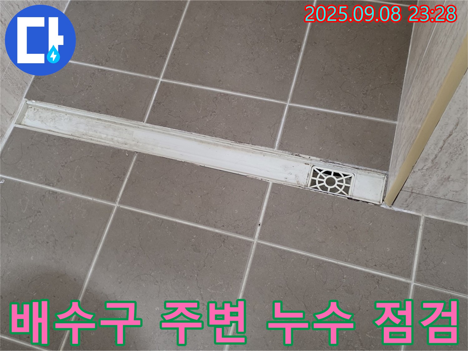 포천 누수 전문가 - 욕실 배수구 주변 누수 점검 및 보수 과정 상세 공개