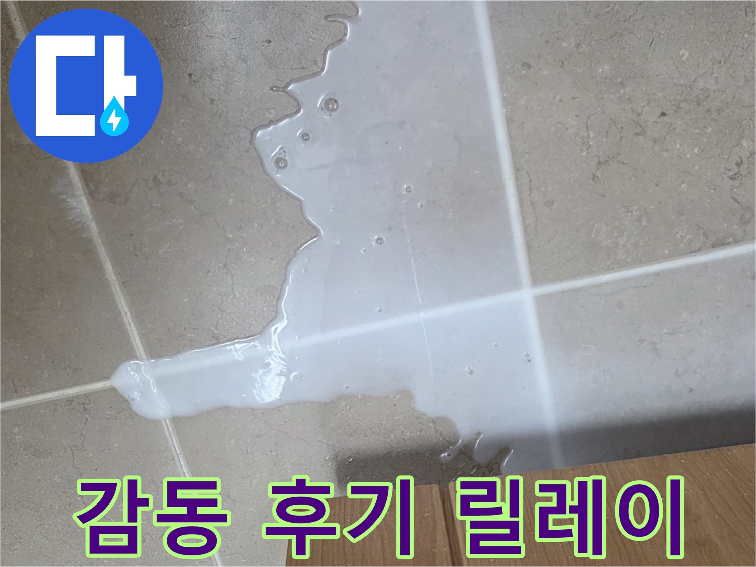 포천 일동 기산베스트빌 아파트 - 씽크대 누수 해결 후 고객 감동 후기 (가상)