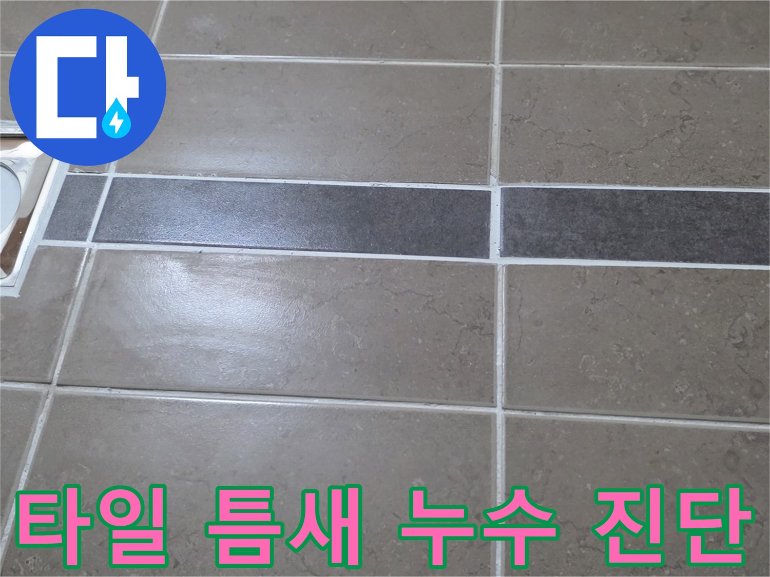 포천 일동 기산베스트빌 - 욕실 타일 틈새 누수 초기 진단 과정