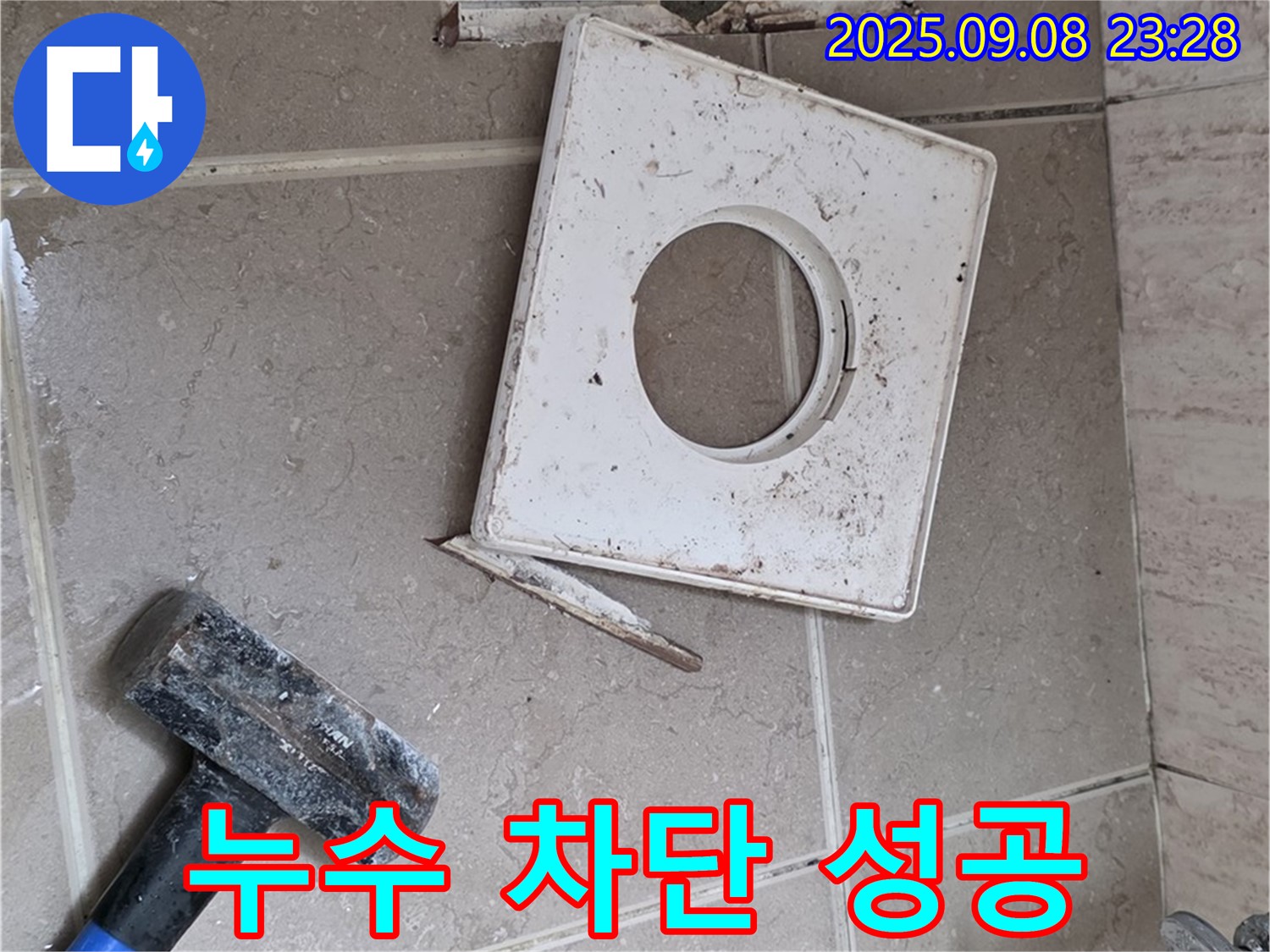 포천 일동 아파트 욕실 누수 - 배수구 주변 완벽한 누수 차단 성공 - 쾌적한 욕실 되찾기