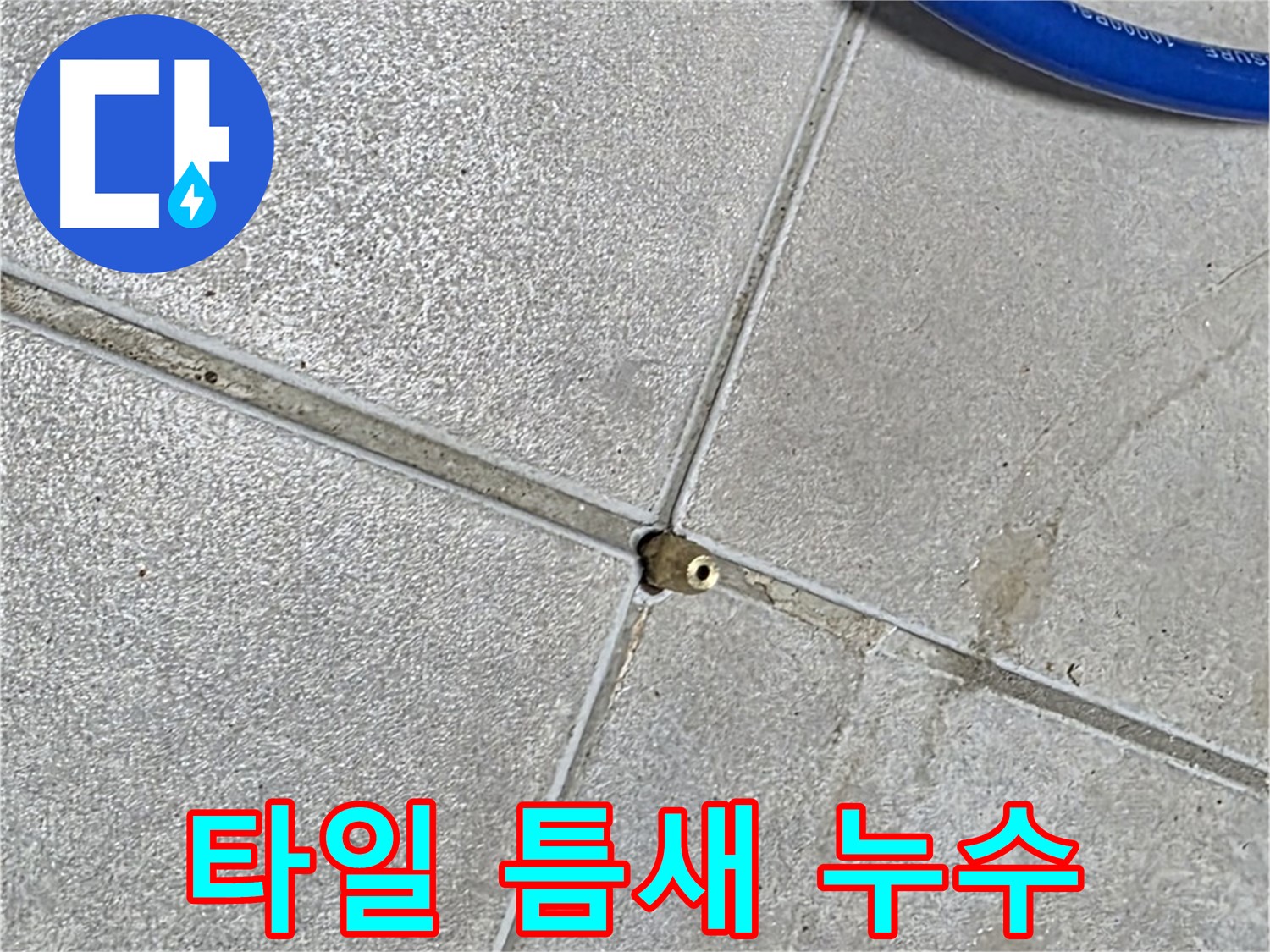 양주 옥정 율정마을 아파트 타일 틈새 누수 - 누수 탐지 전문 업체에서 신속하게 해결해 드립니다.