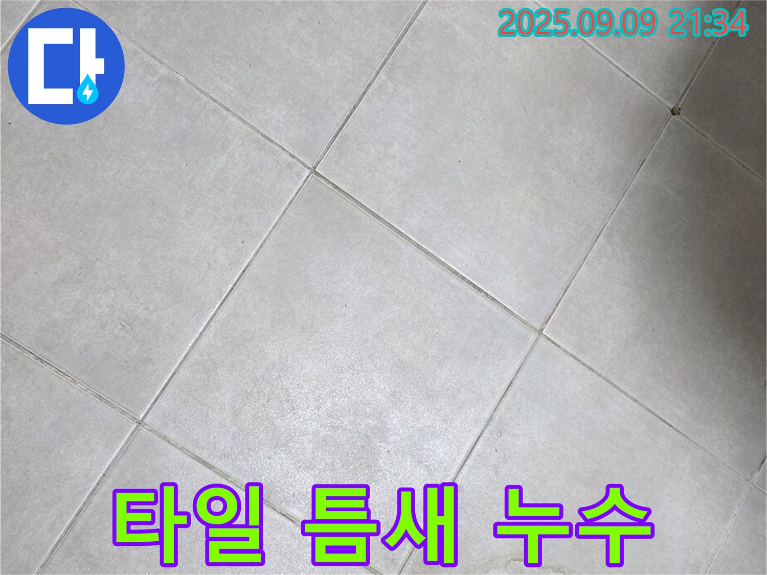 양주 옥정 율정마을 아파트 화장실 타일 틈새 누수 - 꼼꼼한 시공으로 완벽하게 해결합니다.