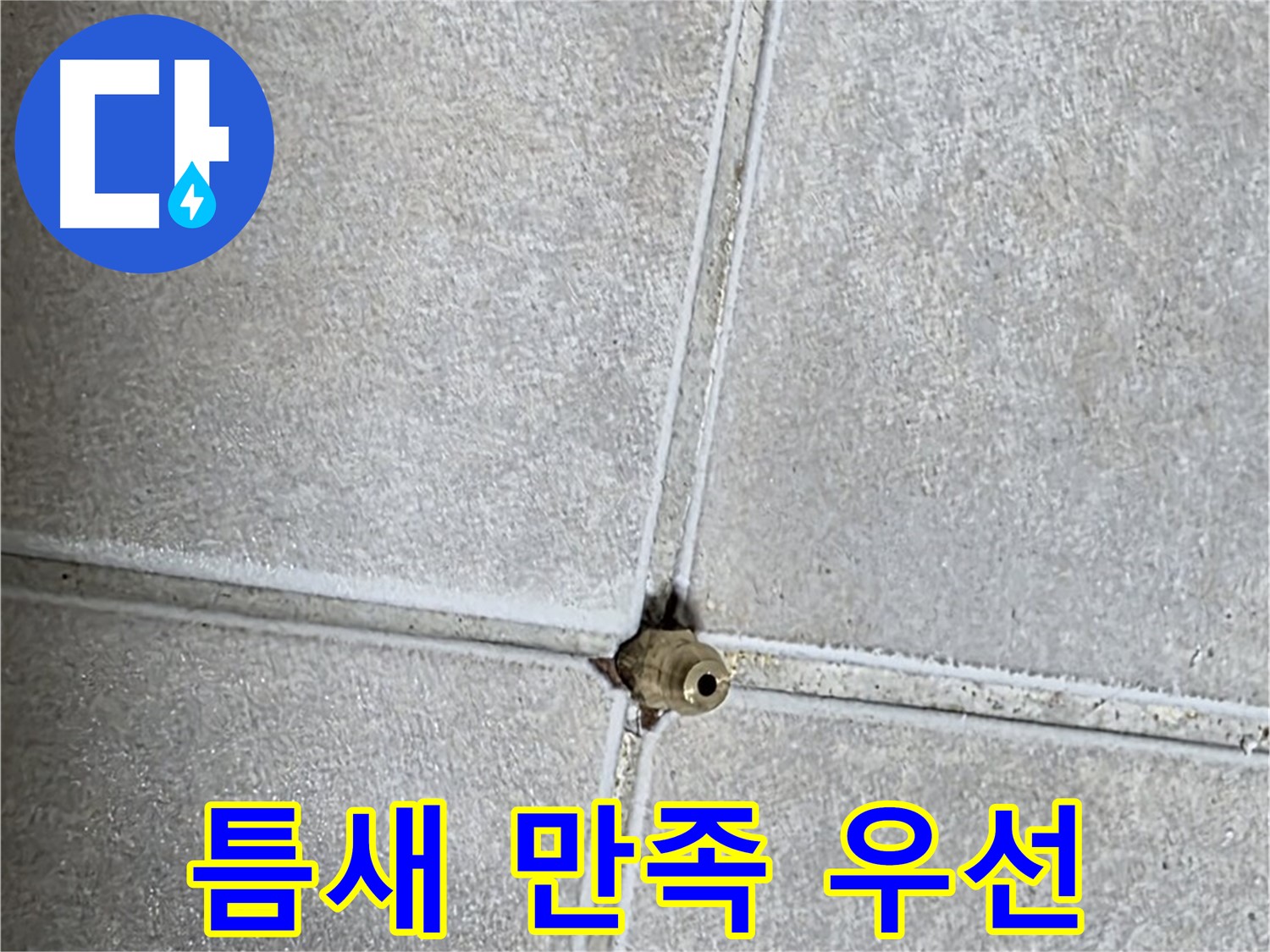 옥정 율정마을 아파트 누수 - 타일 틈새 누수 해결, 고객님의 만족이 최우선입니다!