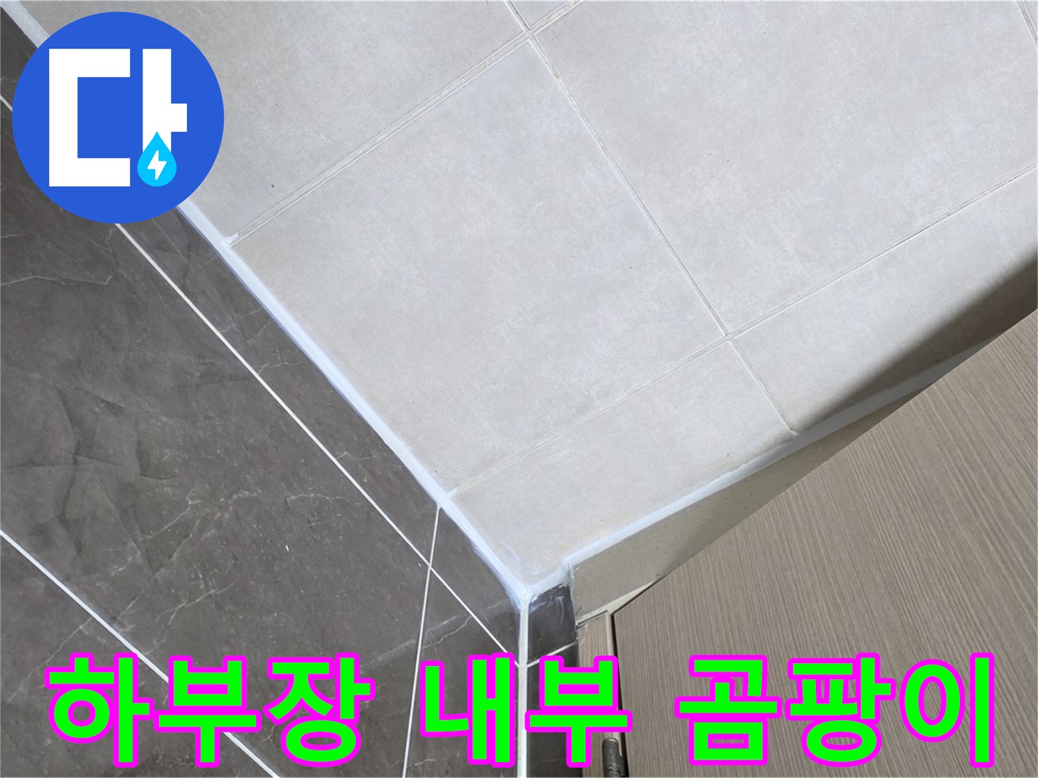 옥정동 율정마을 욕실 - 하부장 내부 곰팡이로 인한 누수 오인