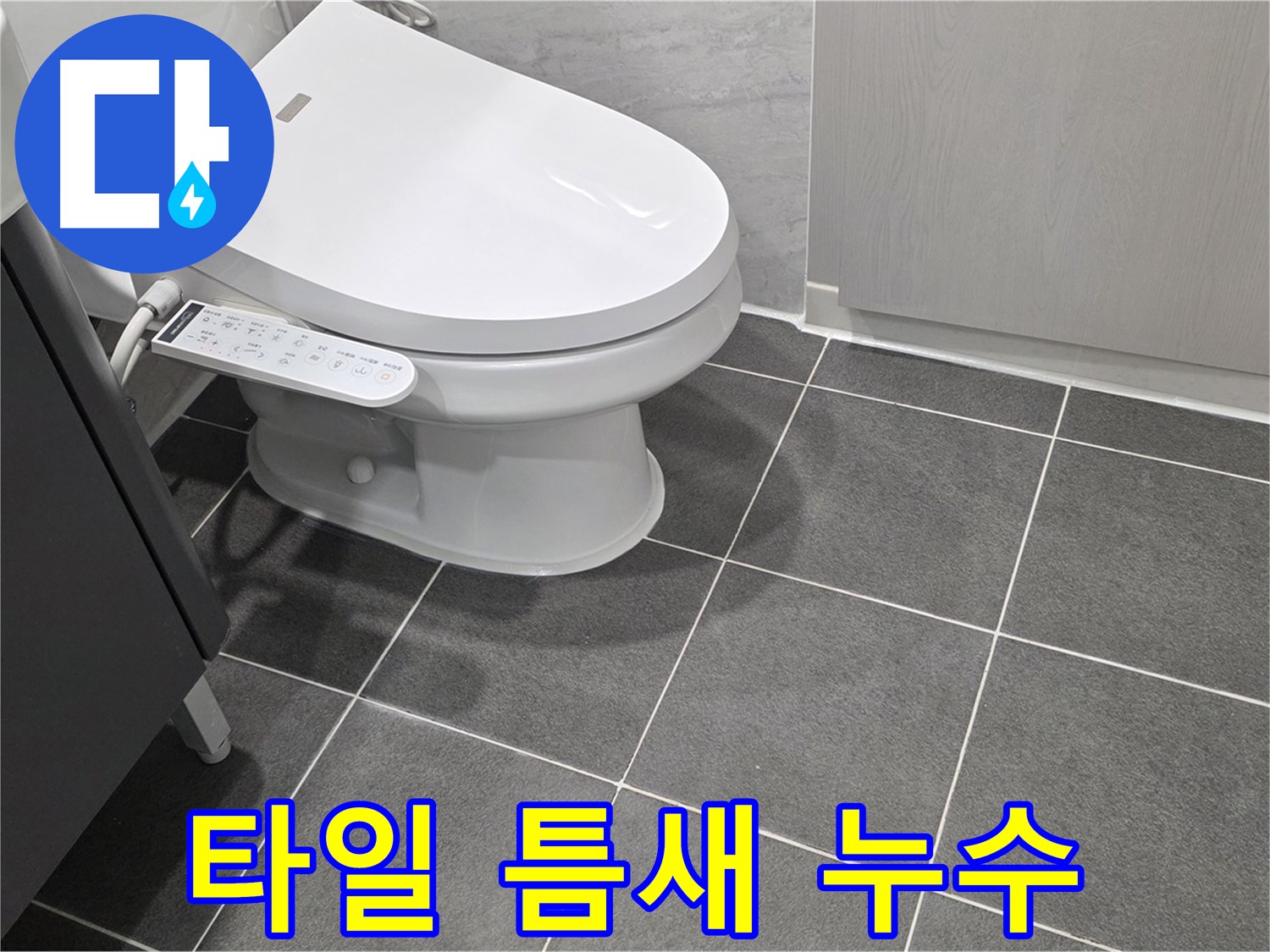 운정 누수 - 타일 틈새의 미세한 균열을 통한 누수 가능성 점검