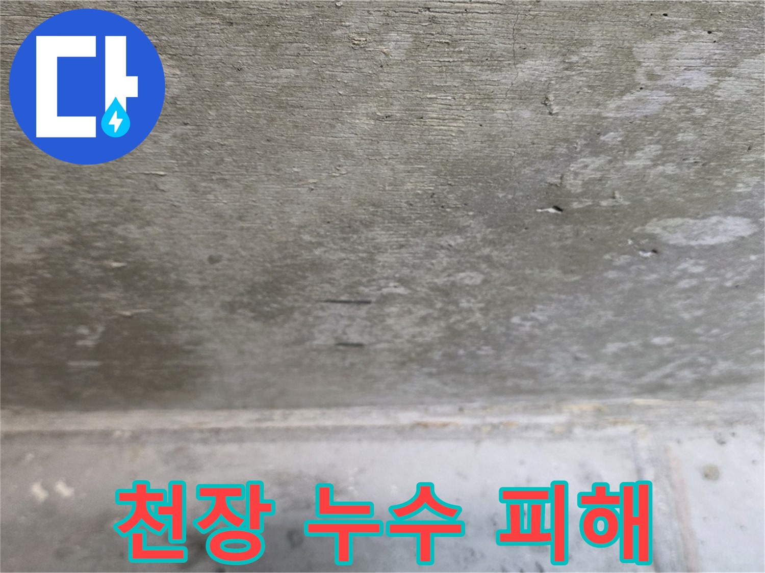 중계동 현대5차 아파트 천장 누수 피해 사진 - 꼼꼼한 점검과 확실한 시공으로 해결해 드립니다.
