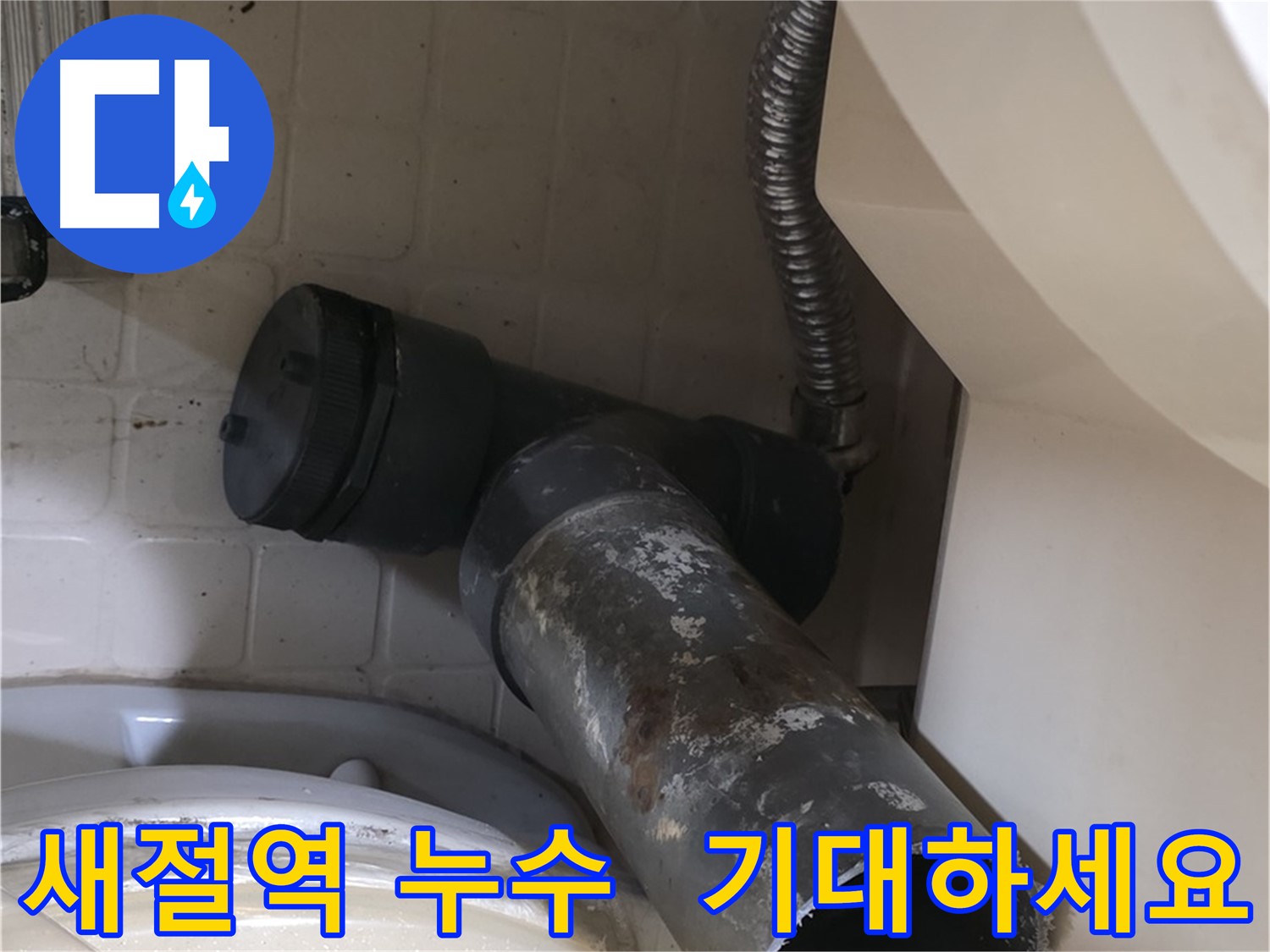 새절역 현대아파트 변기 누수 - 새 배관 교체될 차례 기대