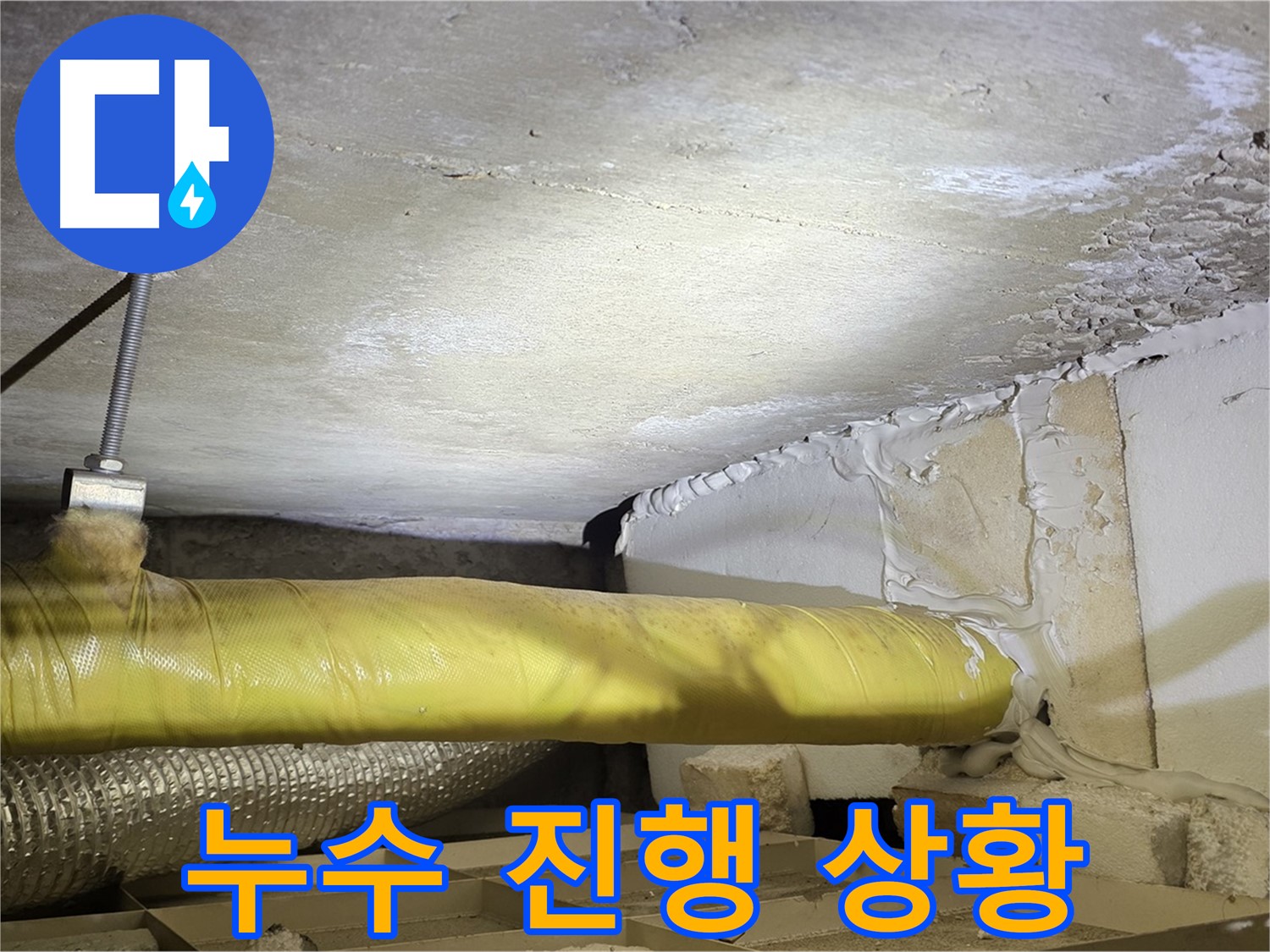 새절역현대아파트 누수 - 천장 누수 진행 상황 - 꼼꼼히 살펴보고 있습니다.