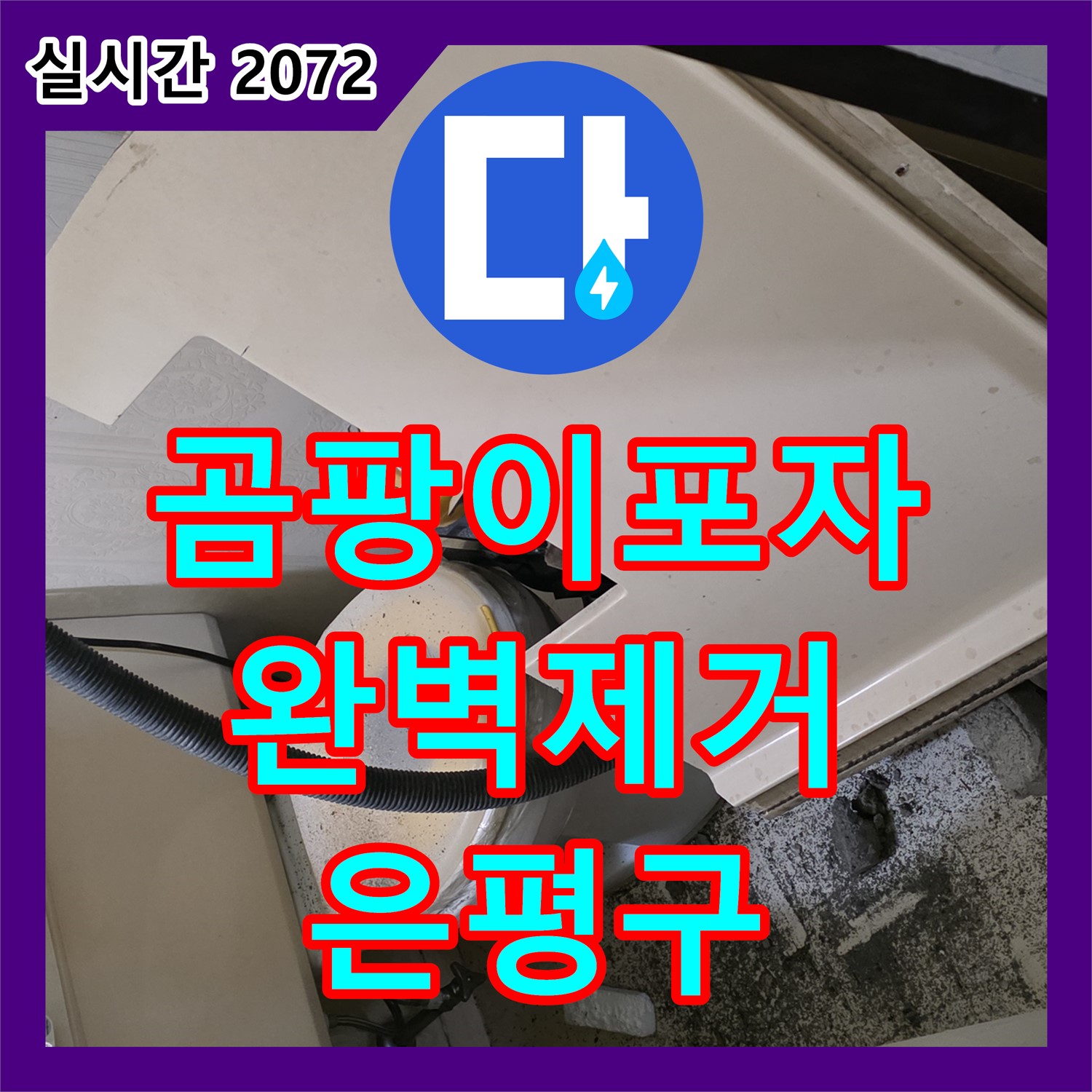 은평구 누수전문업체, 새절역 현대아파트, 곰팡이 포자 완벽 제거로 건강까지 책임